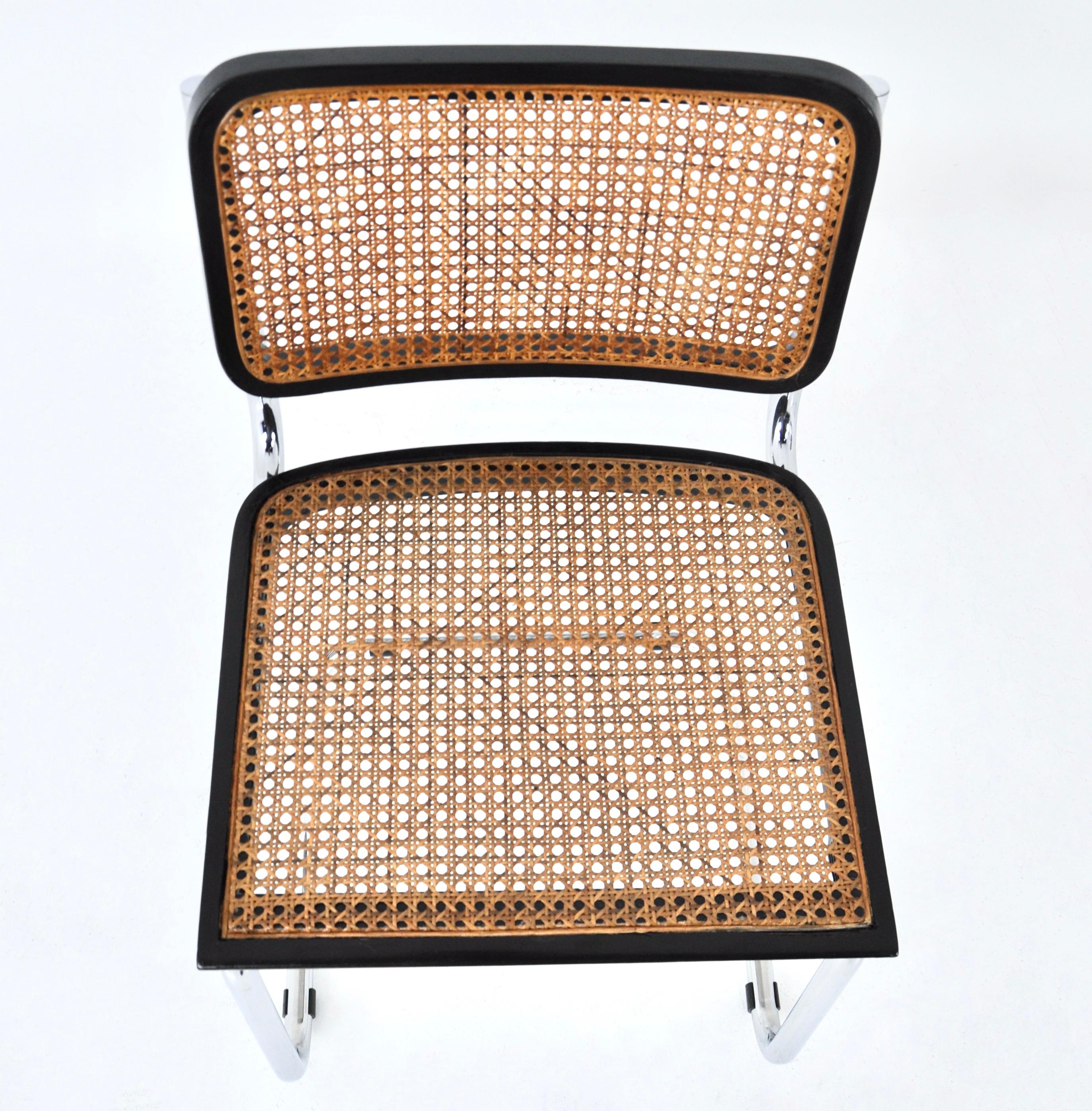 Chaises de salle à manger Style B32 par Marcel Breuer Set of 4 3
