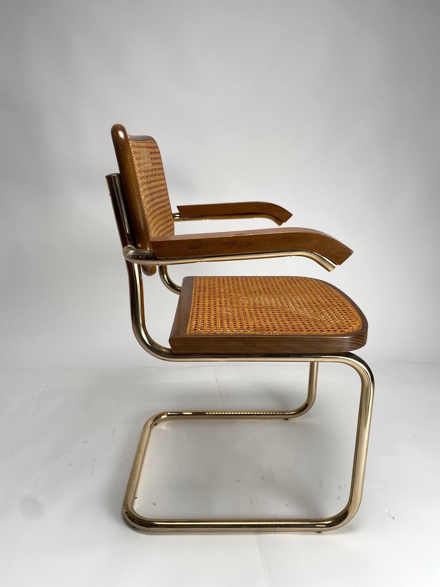 Bauhaus Dining Chairs Style B32 by Marcel Breuer, Set of 4 For Sale