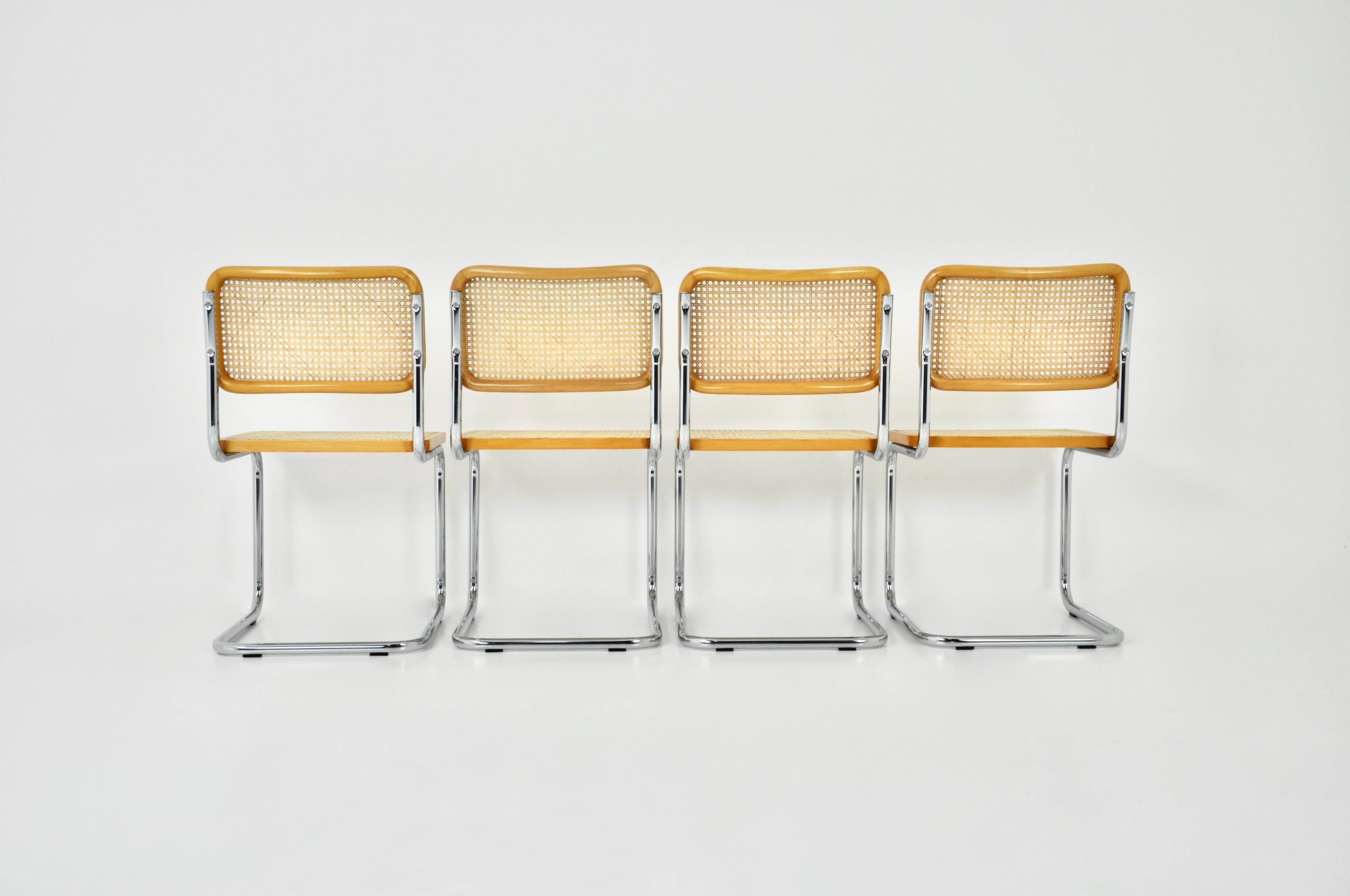 Comment Reconnaître Une Chaise Marcel Breuer B32 Dining Chairs Style B32 by Marcel Breuer Set of 4 at 1stDibs