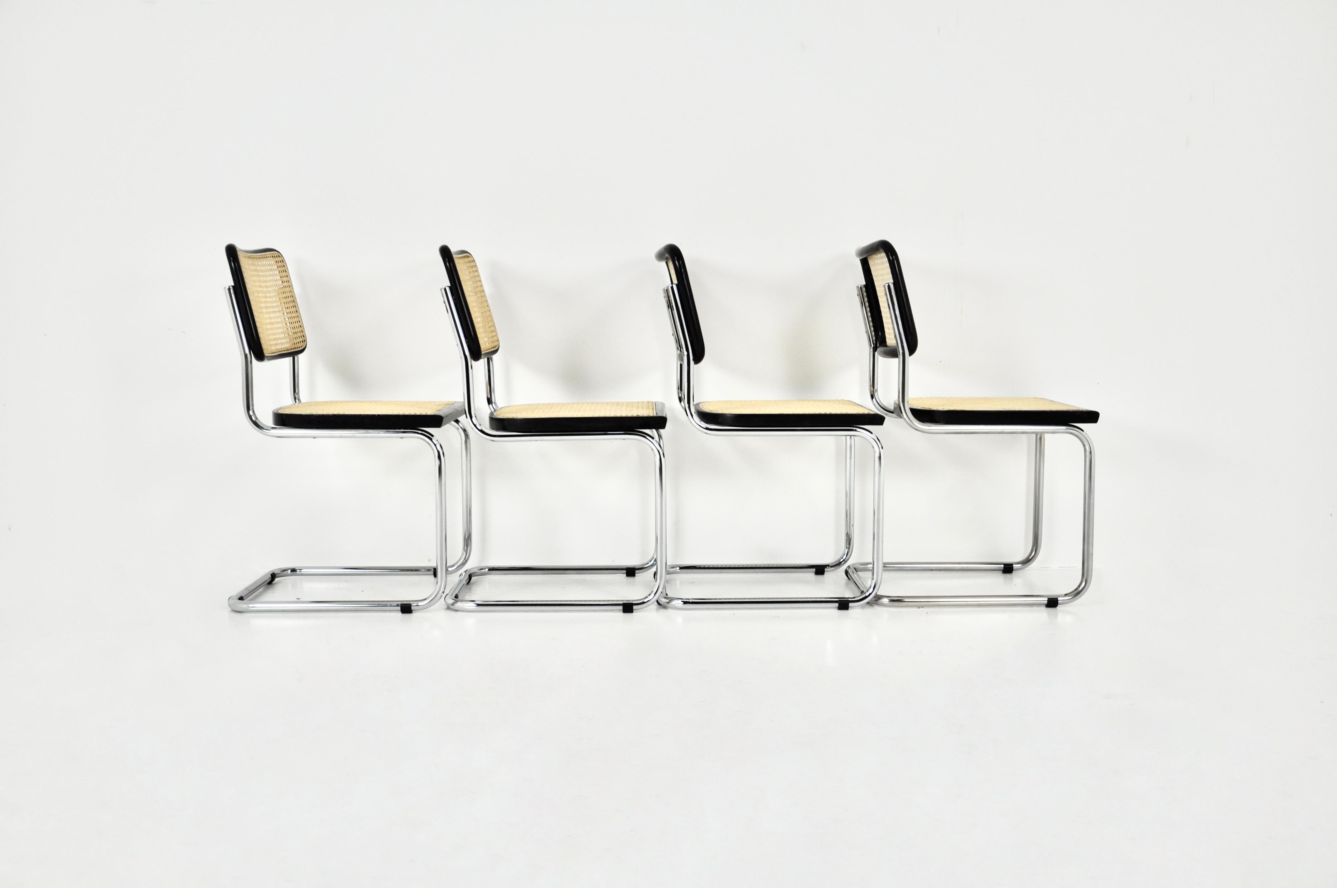 Dining Chairs Style B32 by Marcel Breuer Set of 4 1
