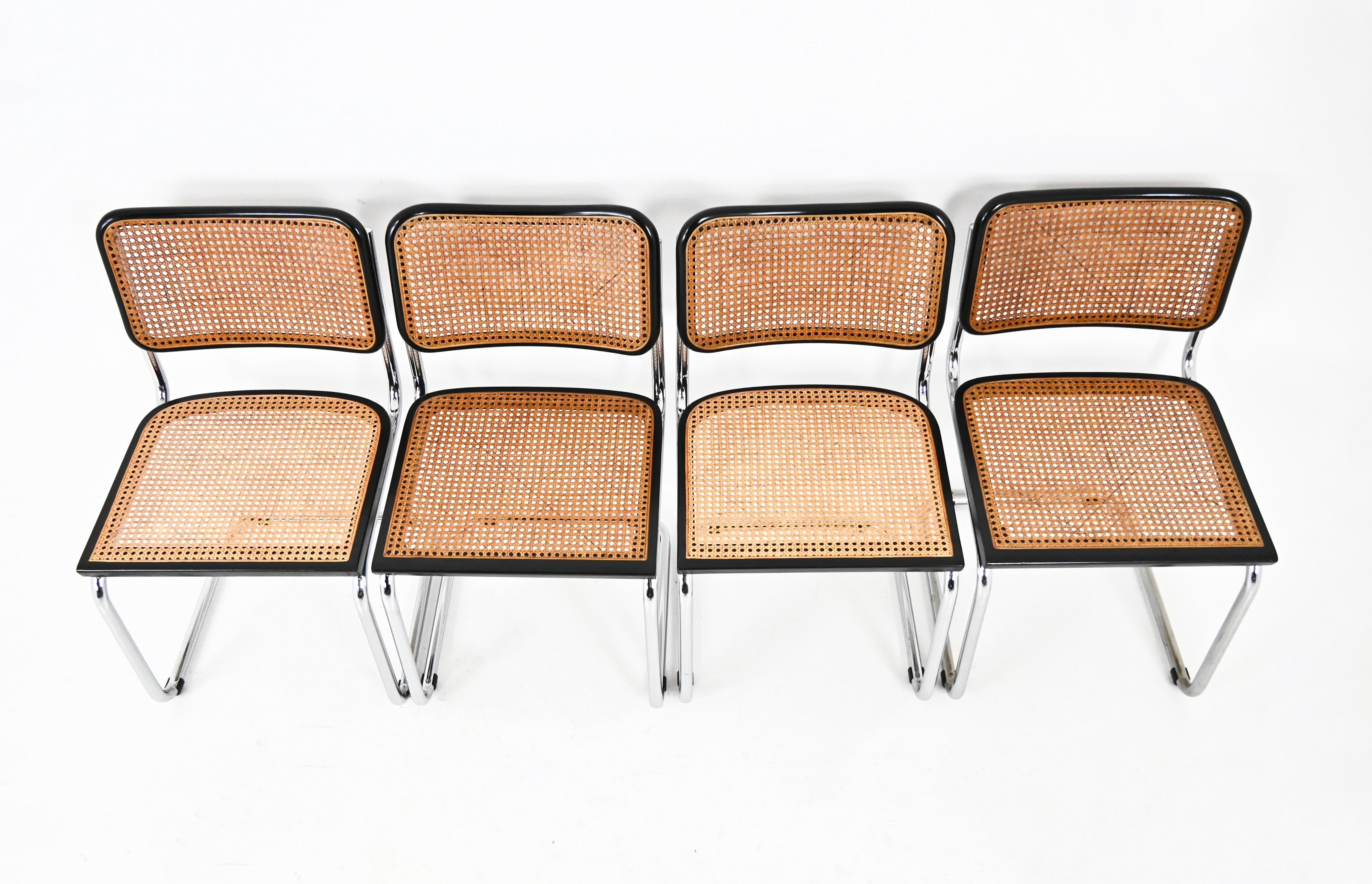 Esszimmerstühle im Stil B32 von Marcel Breuer, 4er-Set 1