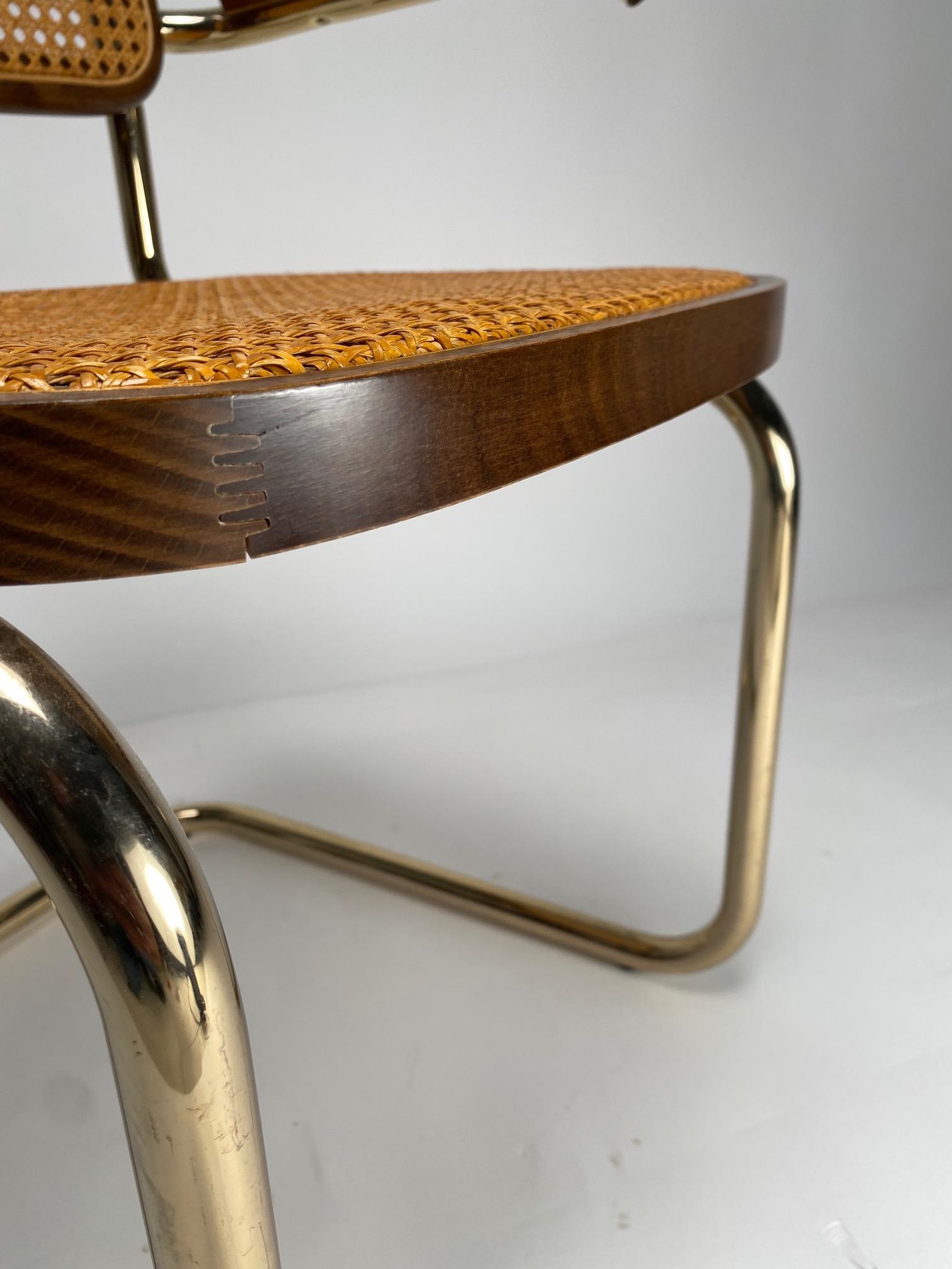 Sillas de comedor Estilo B32 de Marcel Breuer, Lote de 4 en venta 1