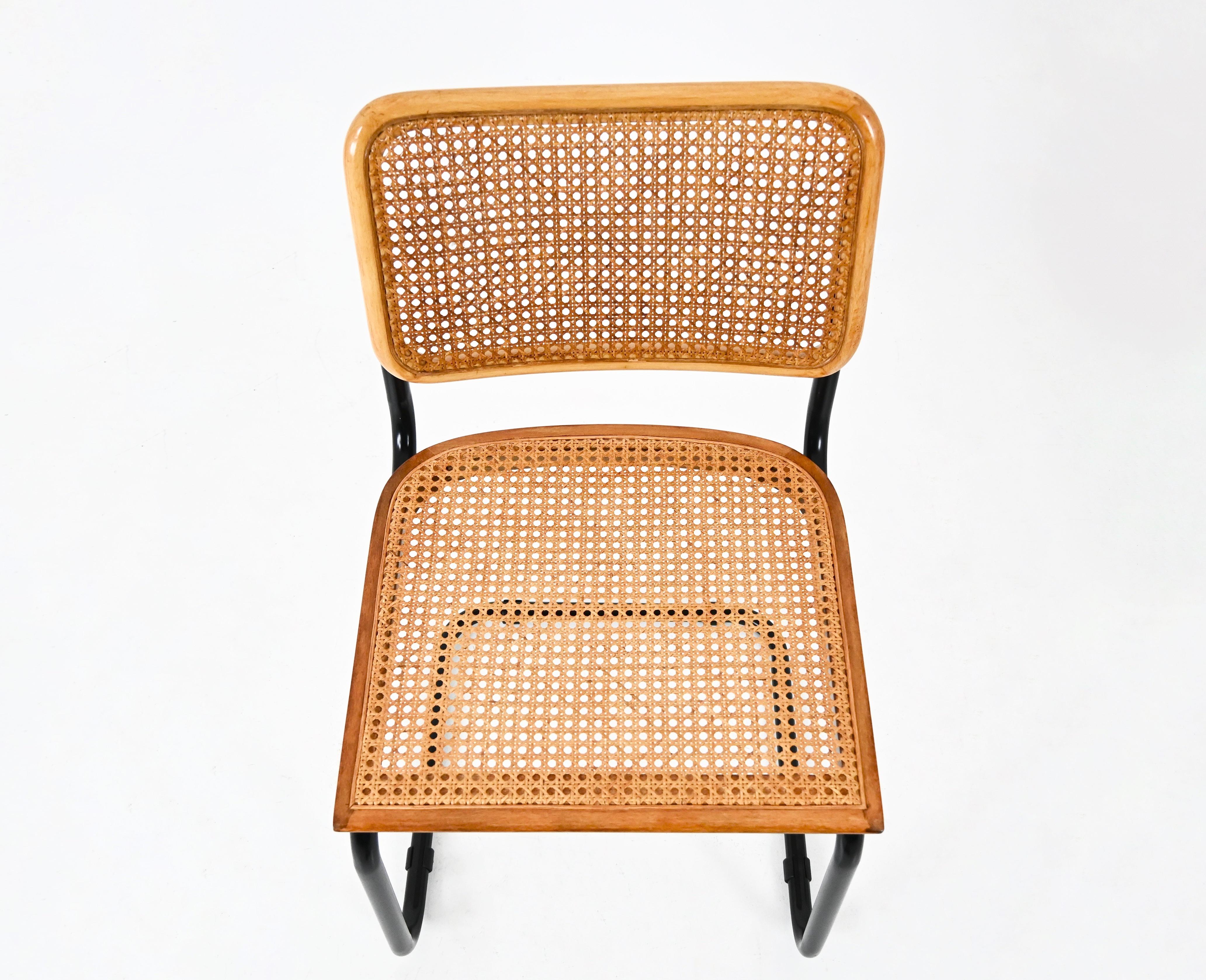 Sedie da pranzo stile B32 di Marcel Breuer, set di 4 pezzi in vendita 2