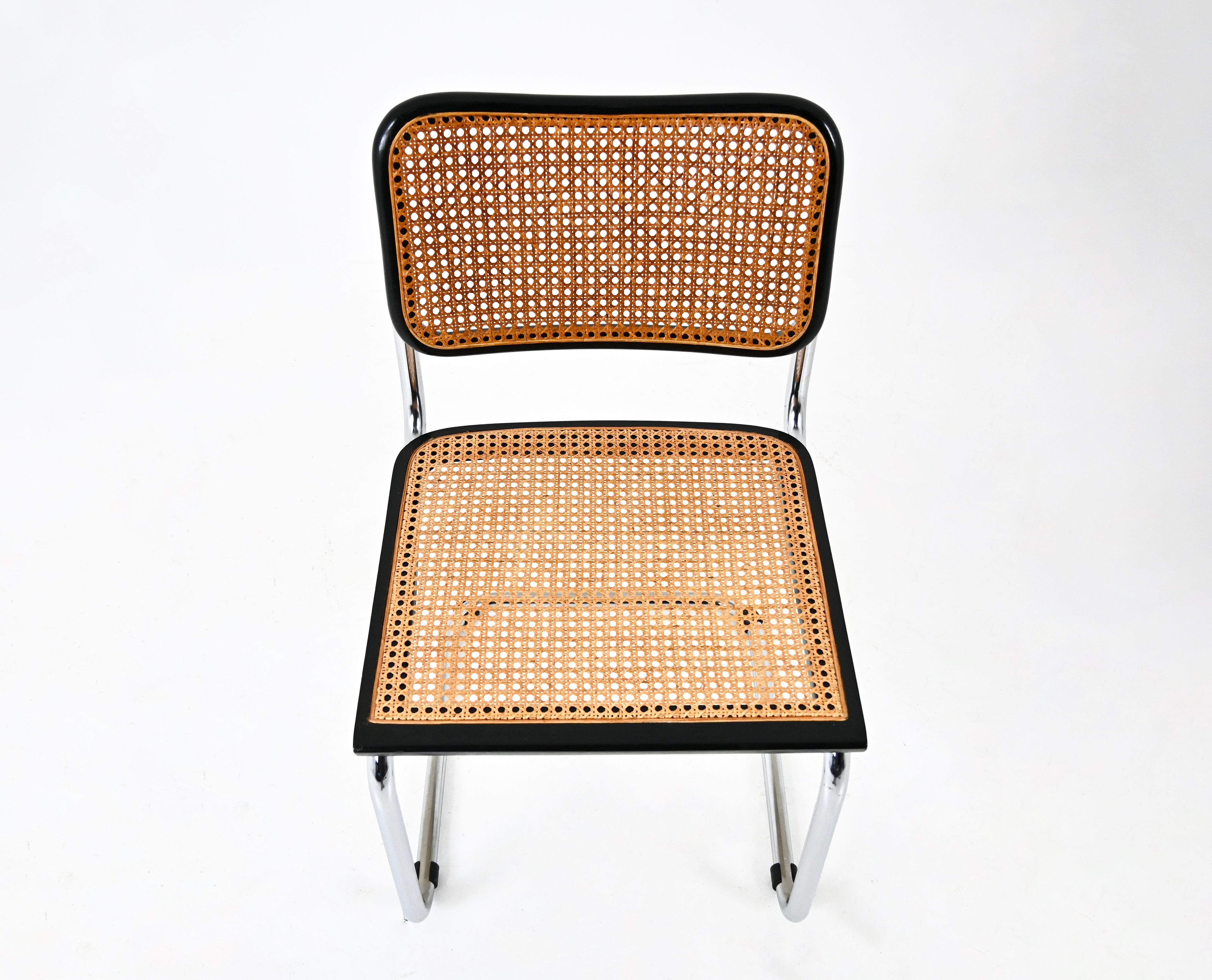 Sedie da pranzo stile B32 di Marcel Breuer, set di 4 pezzi 2