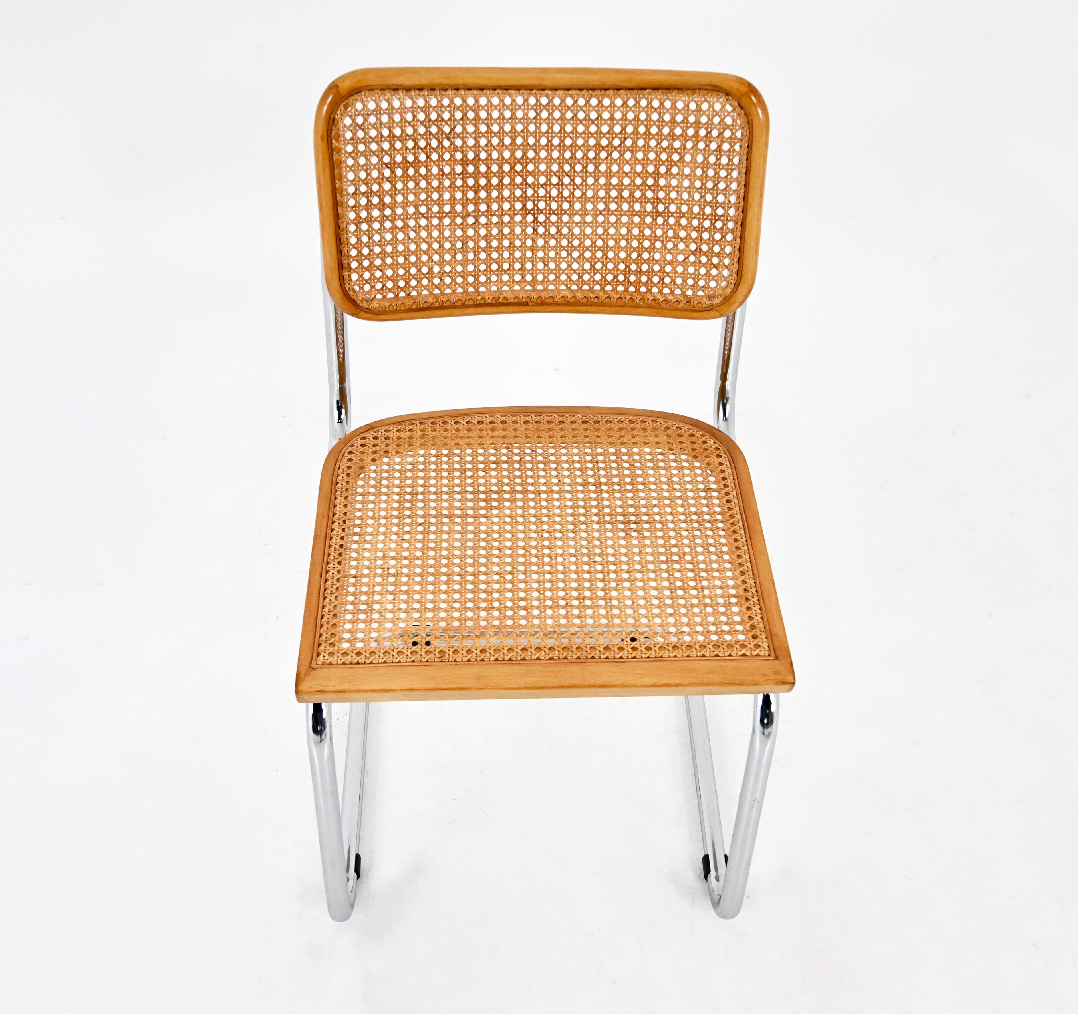 Dining Chairs Style B32 by Marcel Breuer, Set of 4 For Sale 2