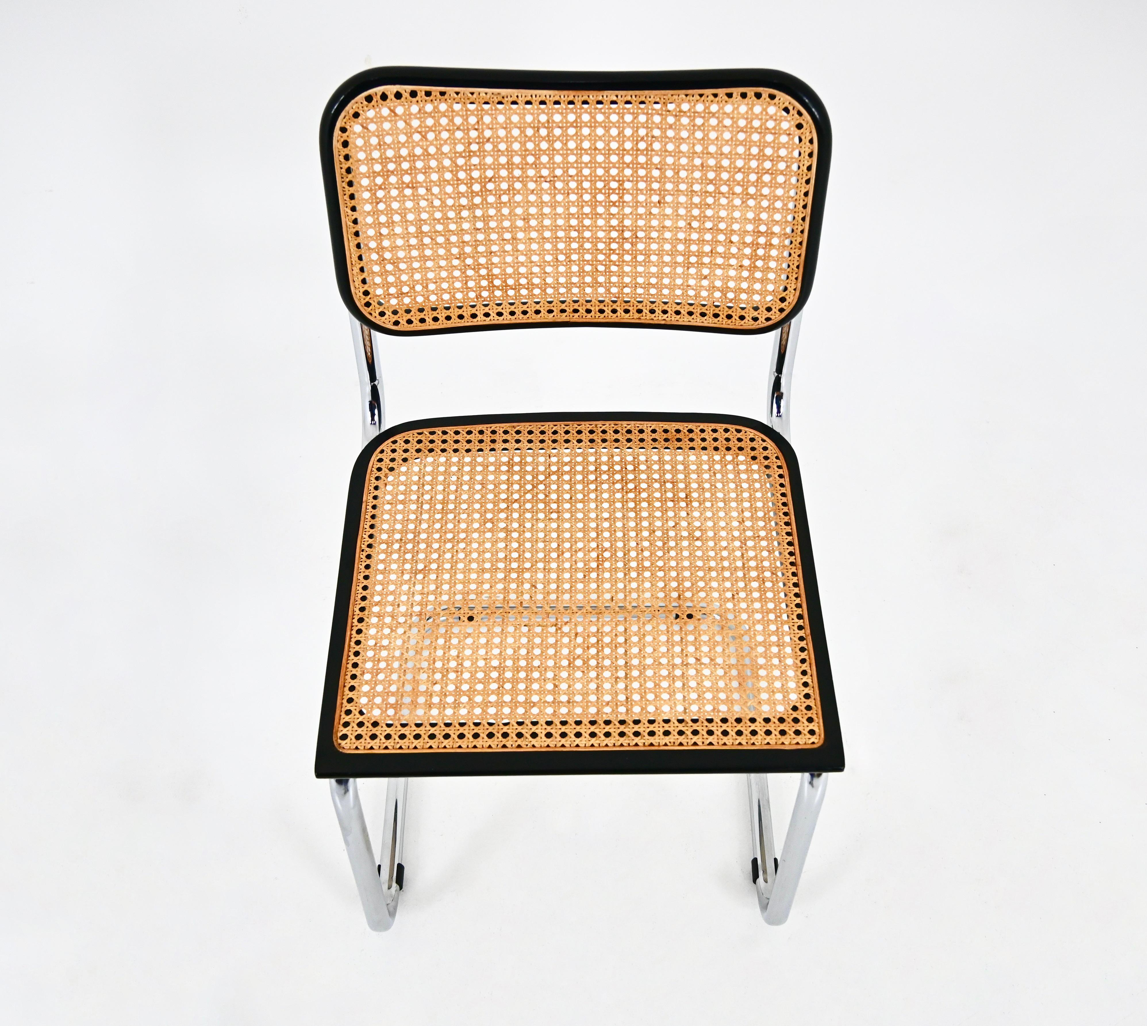 Sedie da pranzo stile B32 di Marcel Breuer, set di 4 pezzi in vendita 2