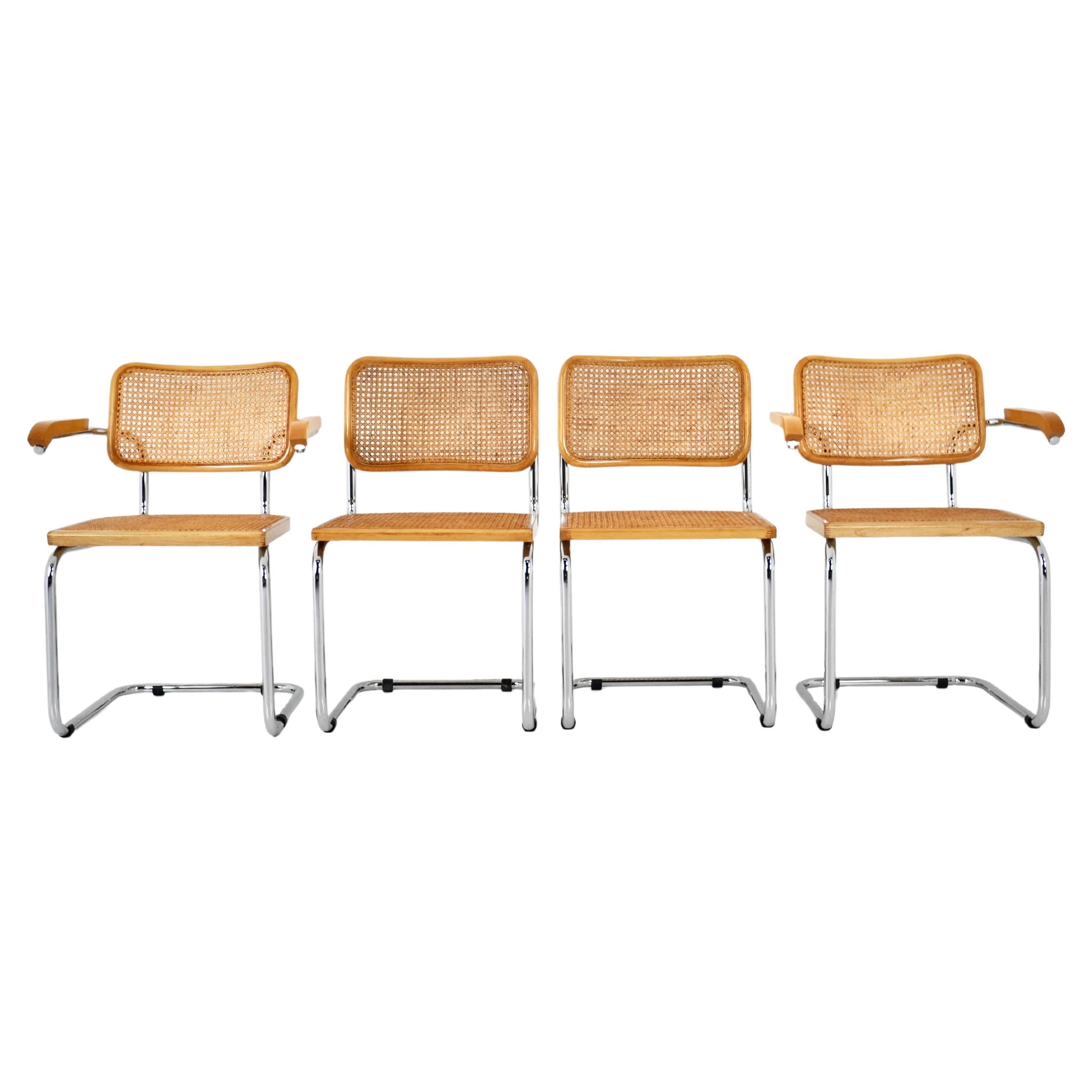 Dining Chairs Style B32 by Marcel Breuer Set of 4 at 1stDibs