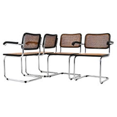 Sillas de comedor Estilo B32 de Marcel Breuer Juego de 4