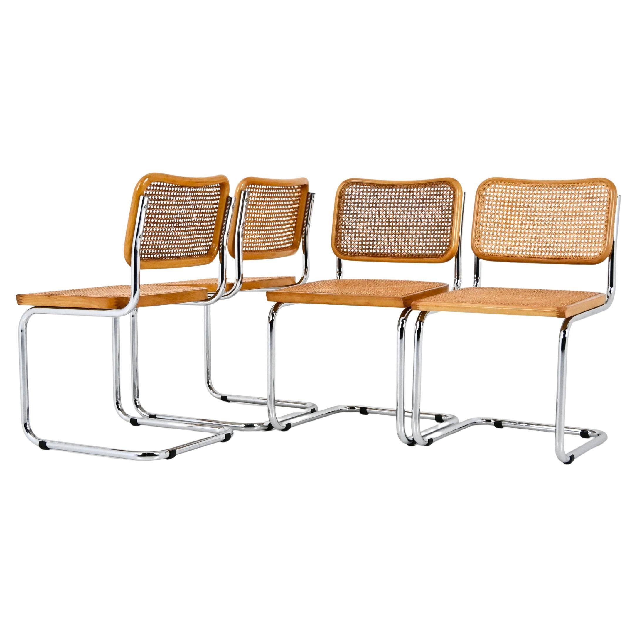 Dining Chairs Style B32 by Marcel Breuer Set of 4