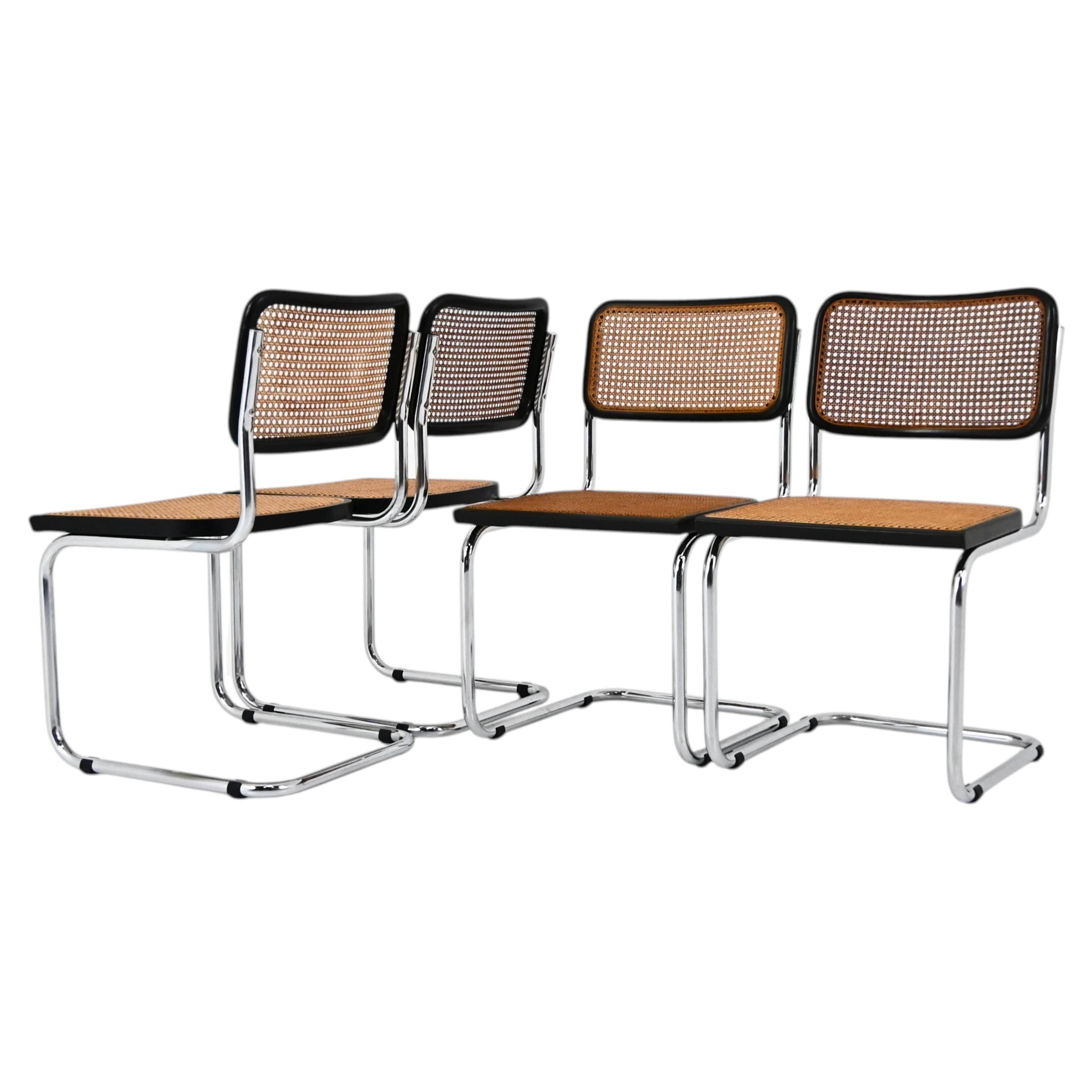 Dining Chairs Style B32 by Marcel Breuer Set of 4