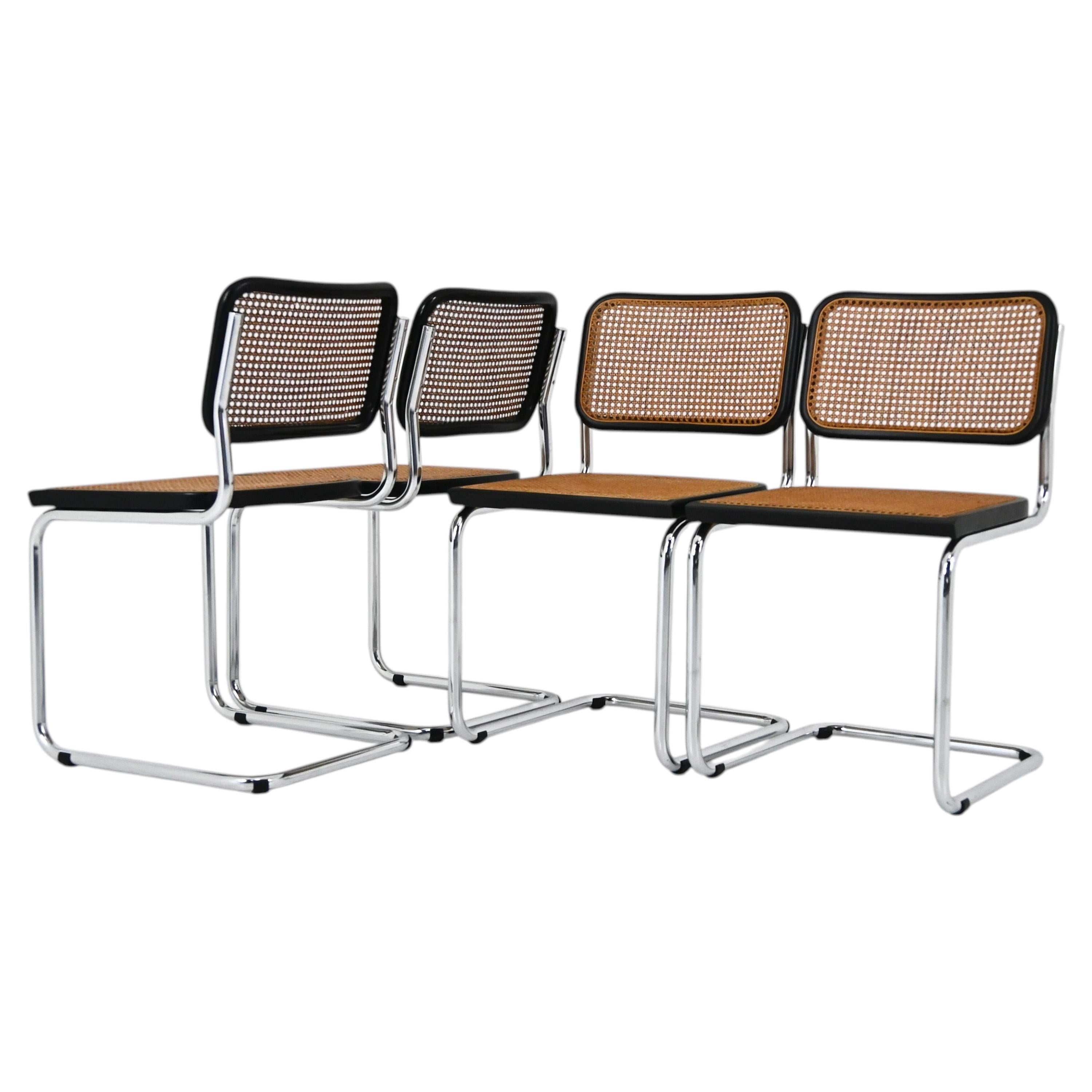 Dining Chairs Style B32 by Marcel Breuer Set of 4