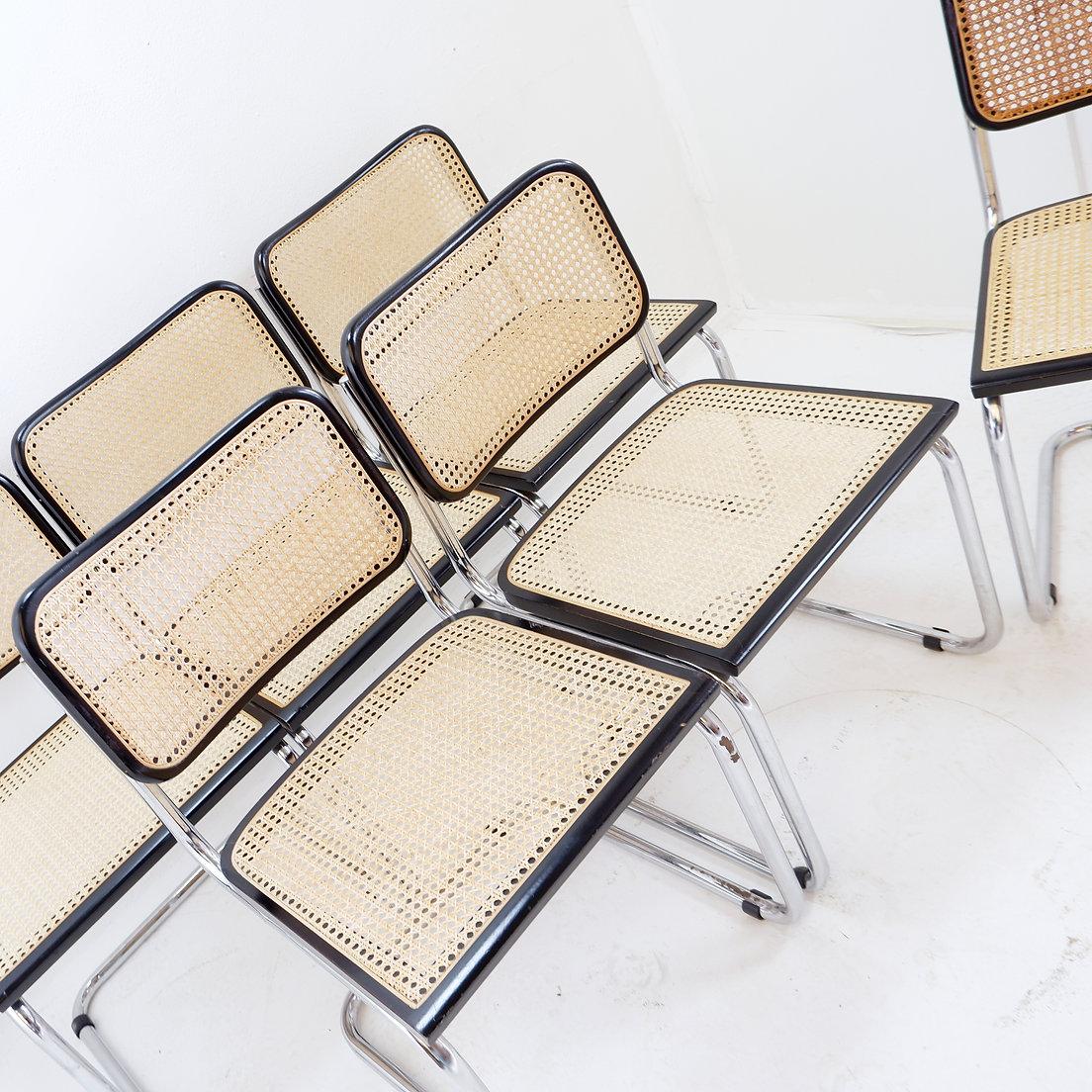 Dining Chairs Style B32 By Marcel Breuer, set of 5+1 - Italy im Angebot 2