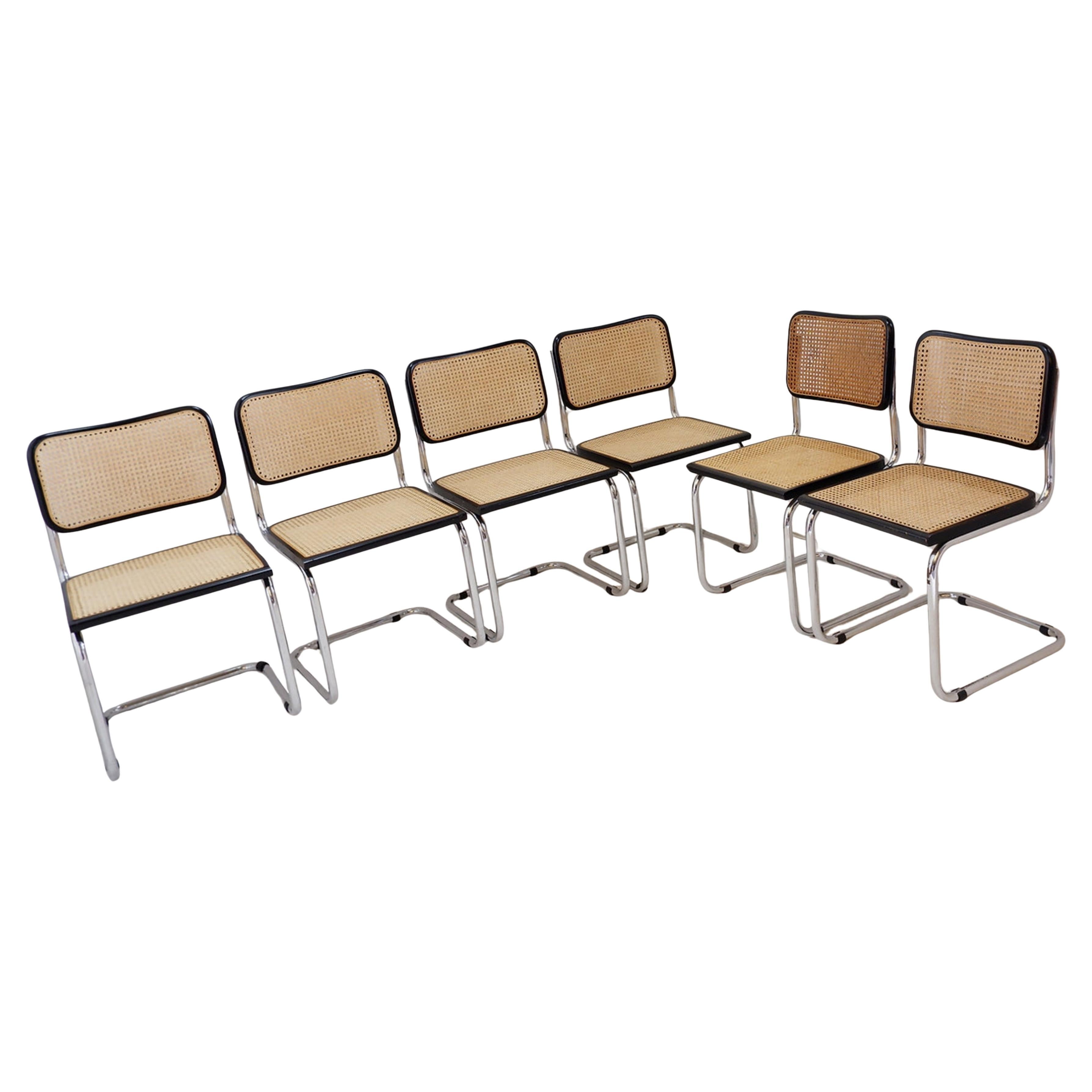 Dining Chairs Style B32 By Marcel Breuer, set of 5+1 - Italy
