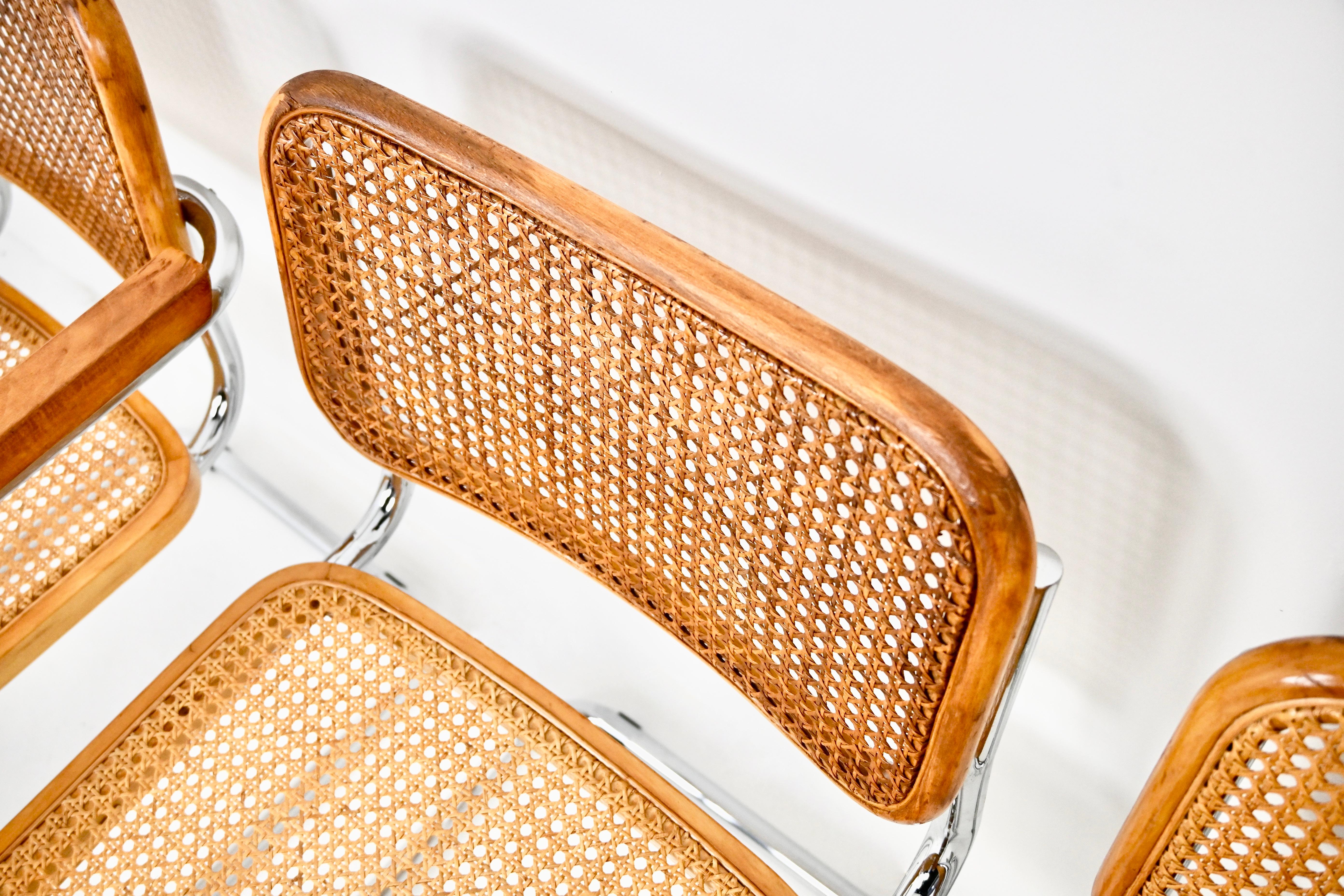 Dining Chairs Style B32 by Marcel Breuer, Set of 6 3