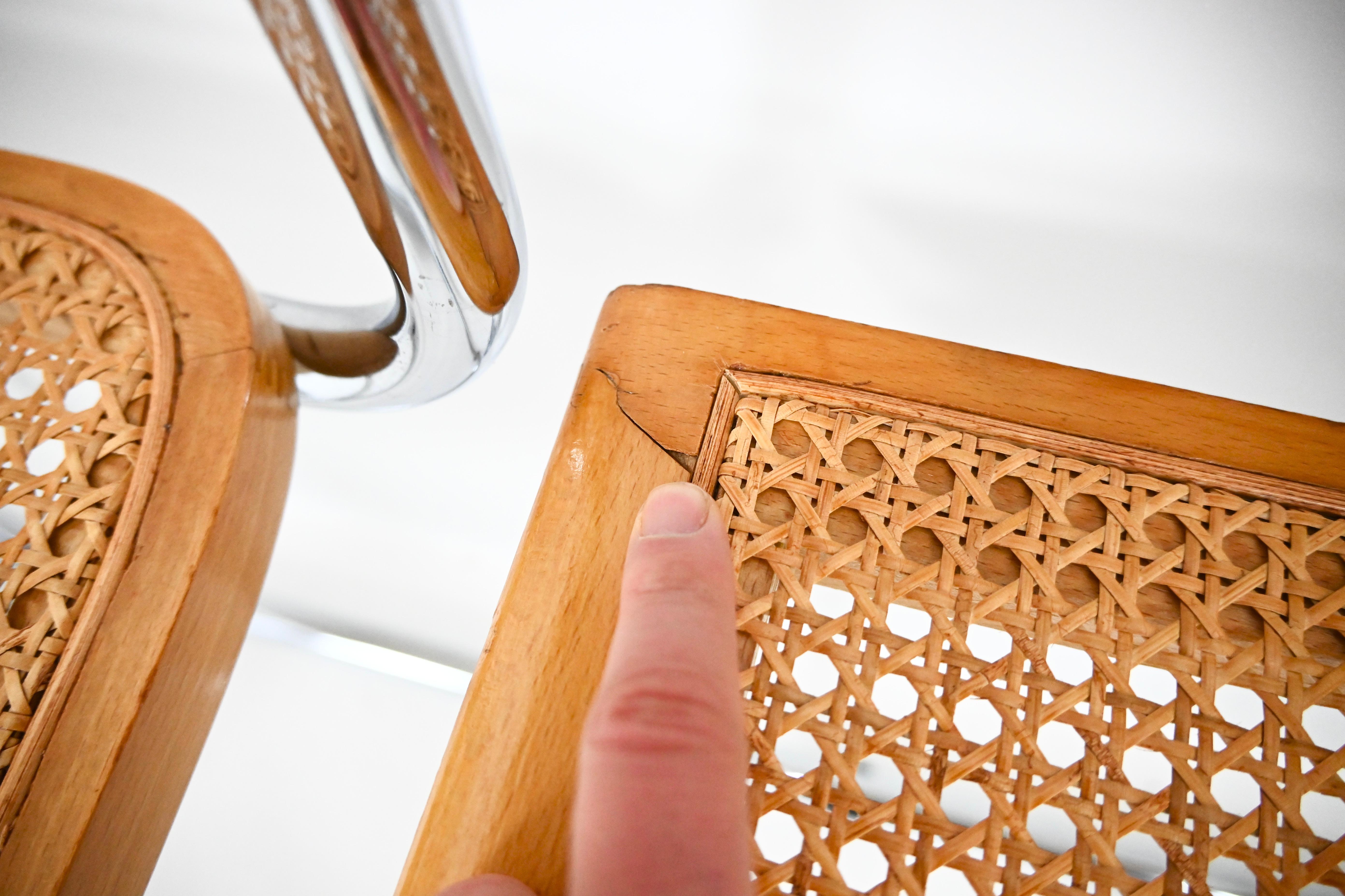 Sedie da pranzo stile B32 di Marcel Breuer, set di 6 pezzi in vendita 3