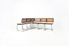 Dining Chairs Style B32 by Marcel Breuer, Set of 6