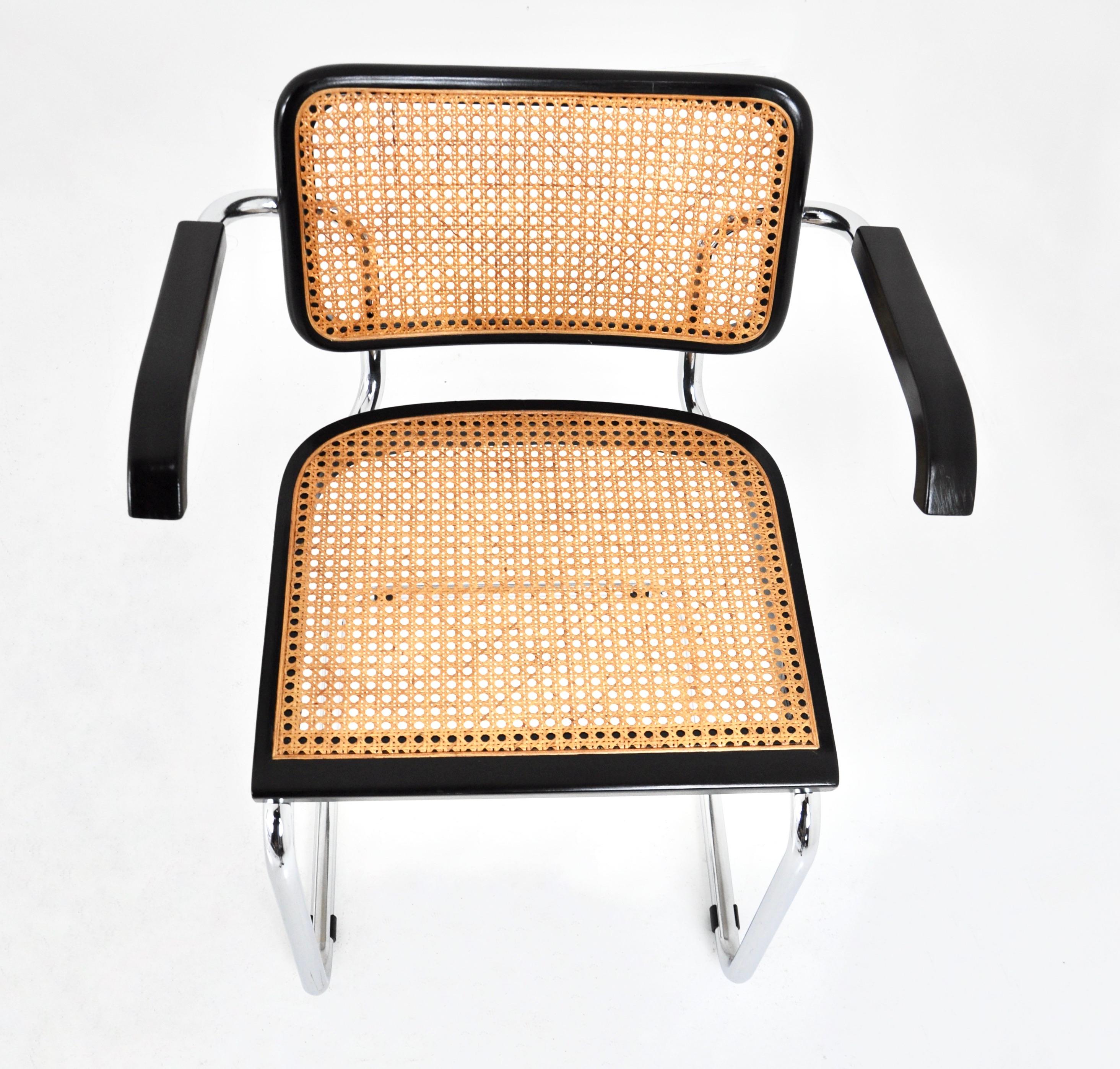 Chaises de salle à manger style B32 par Marcel Breuer, lot de 6 en vente 1