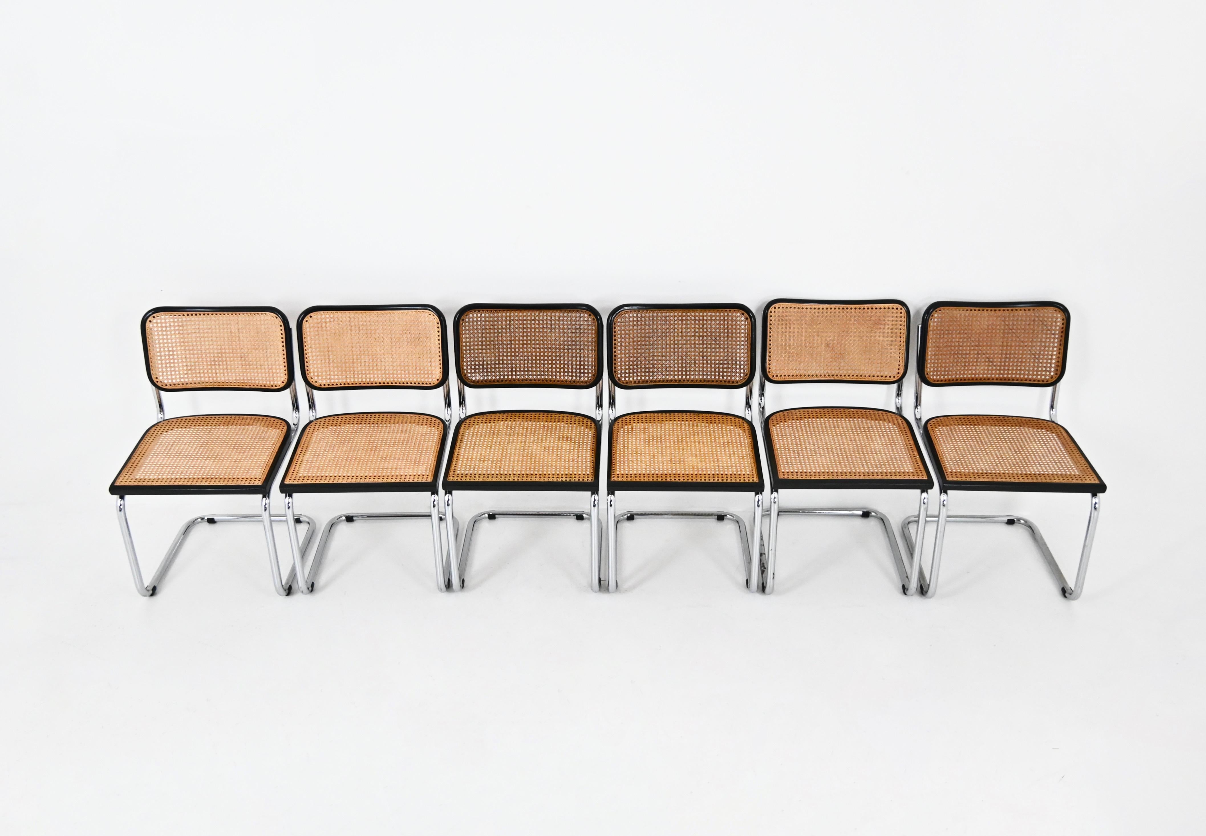 Esszimmerstühle im Stil B32 von Marcel Breuer, 6er-Set im Angebot 1