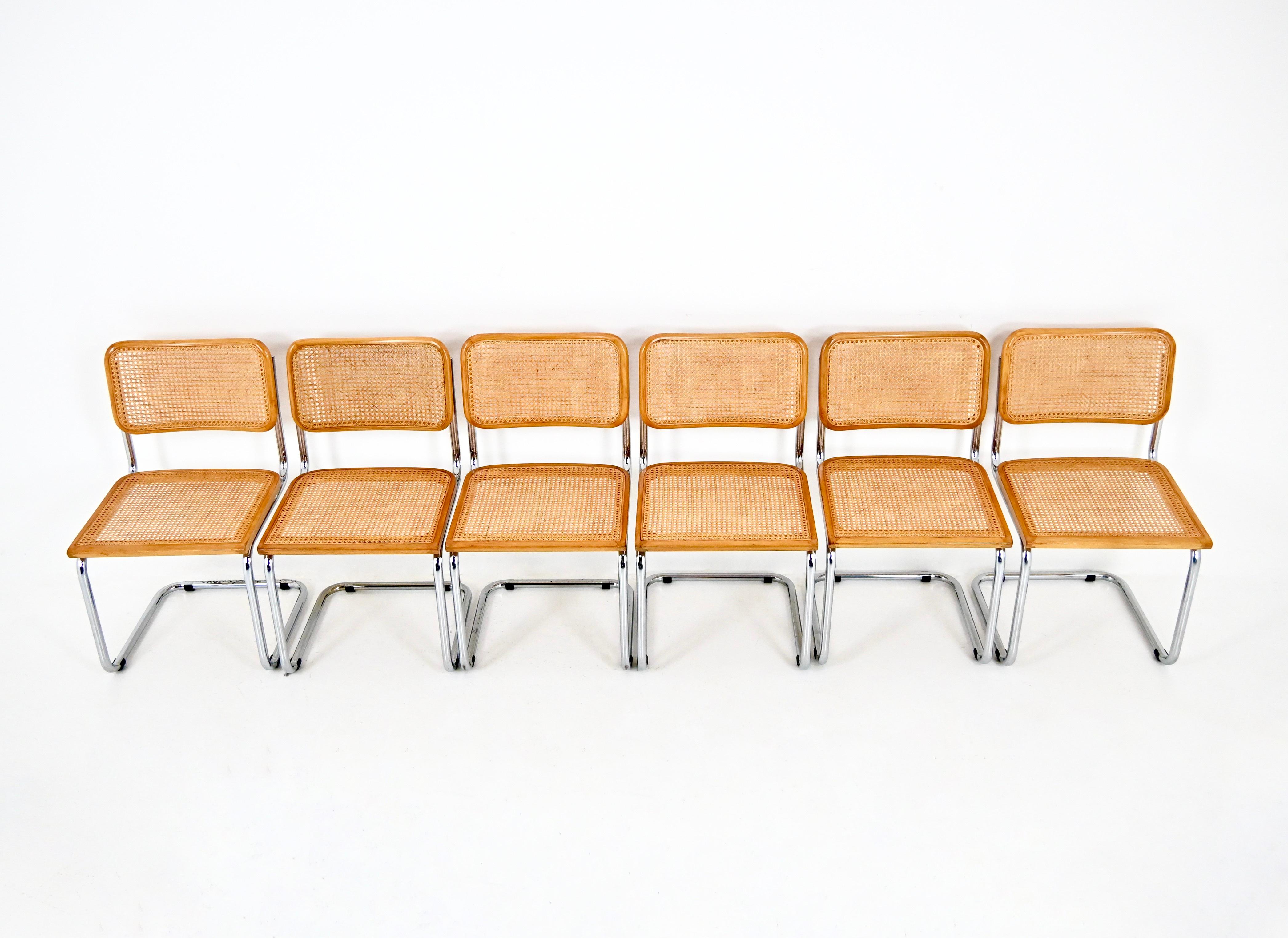 Esszimmerstühle im Stil B32 von Marcel Breuer, 6er-Set im Angebot 1