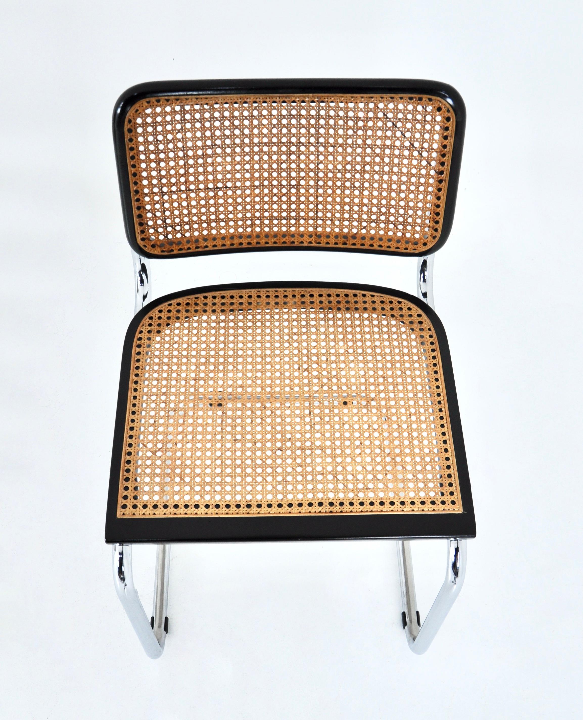 Chaises de salle à manger style B32 par Marcel Breuer, lot de 6 en vente 2
