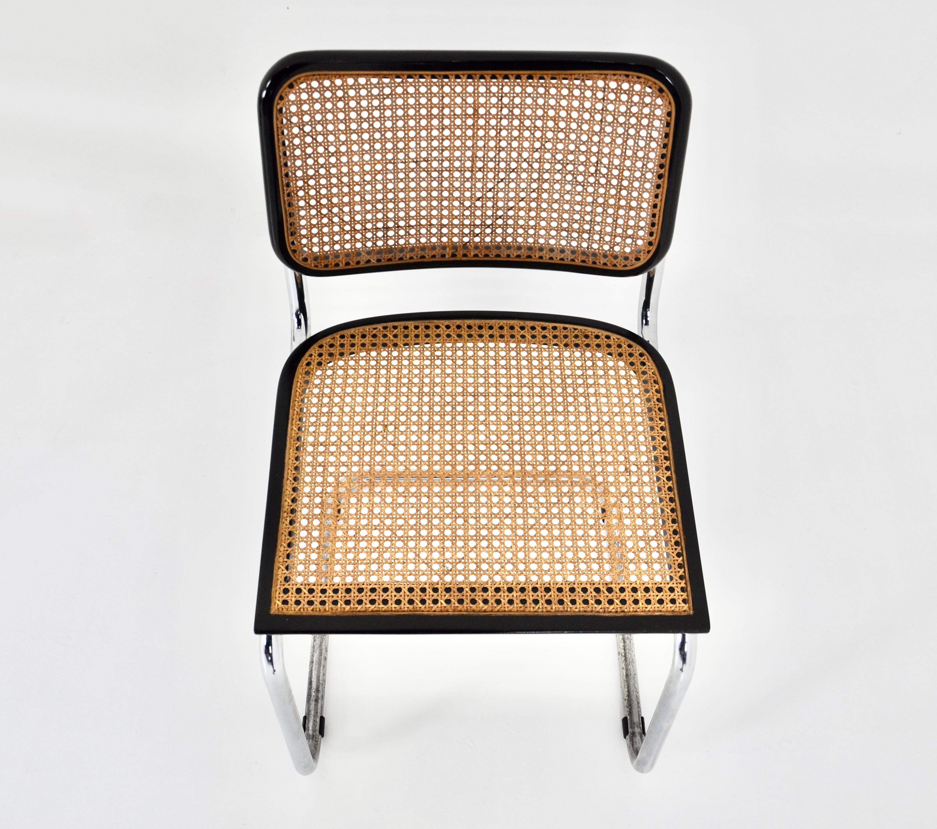 Chaises de salle à manger style B32 par Marcel Breuer, lot de 6 en vente 2