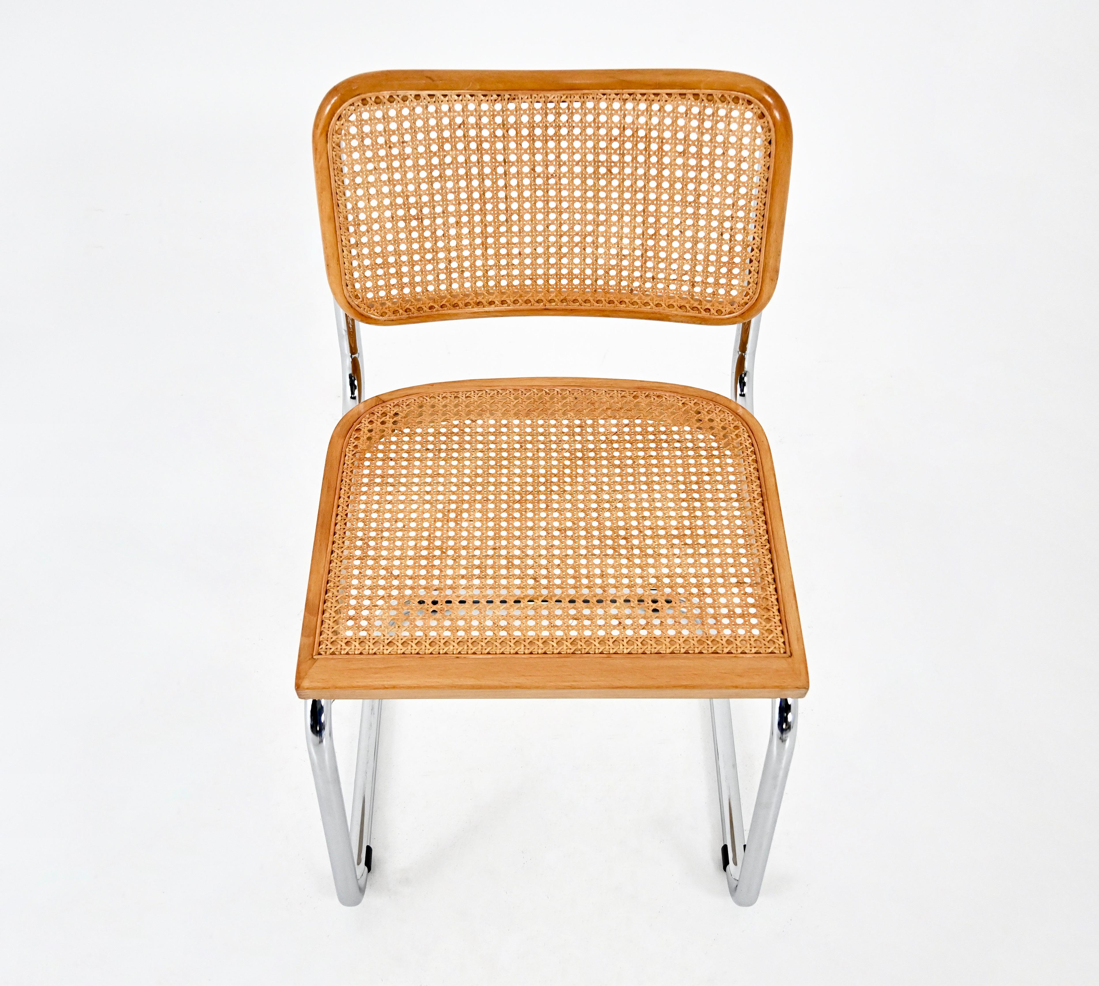 Dining Chairs Style B32 by Marcel Breuer, Set of 6 For Sale 2