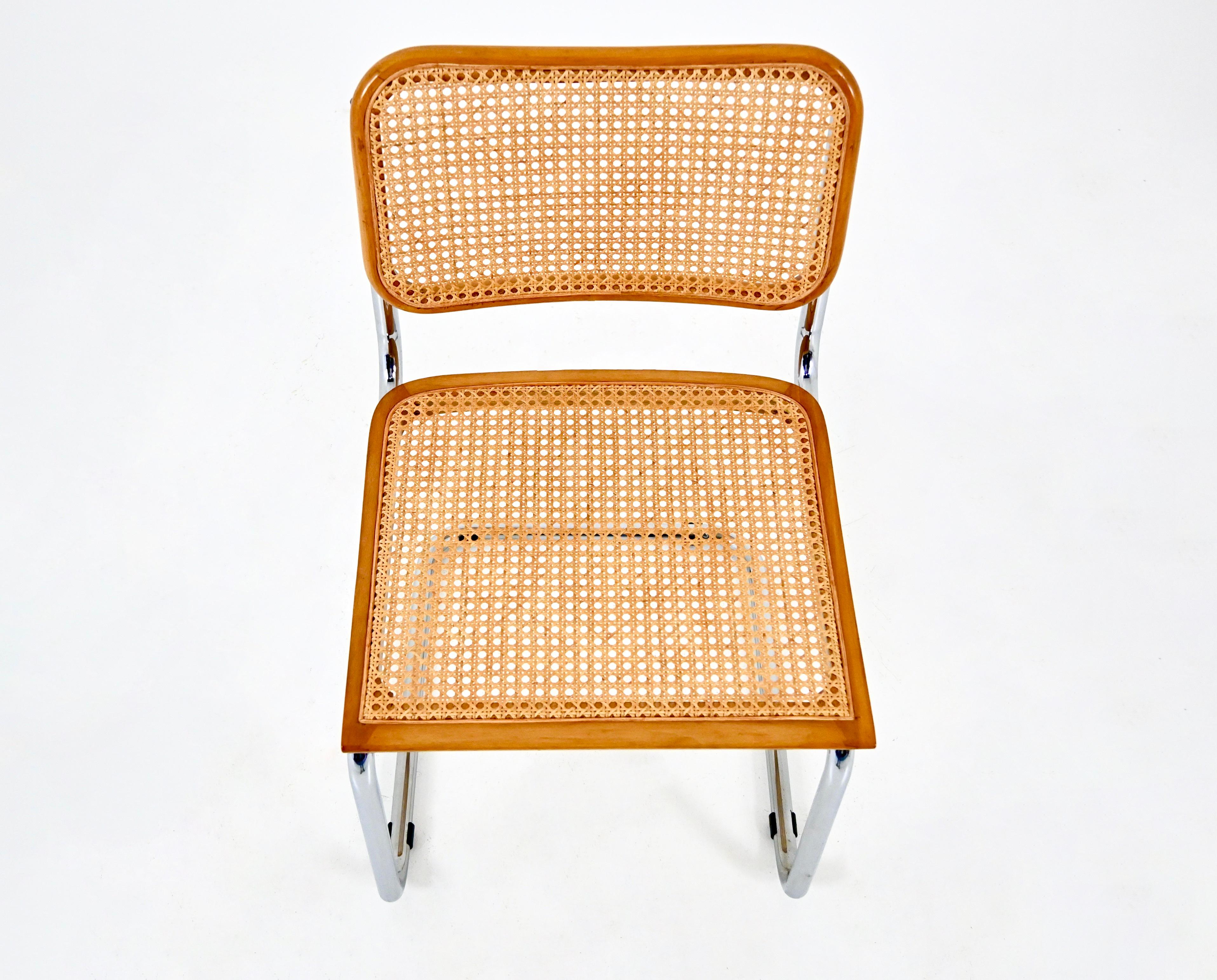 Chaises de salle à manger style B32 par Marcel Breuer, lot de 6 en vente 2