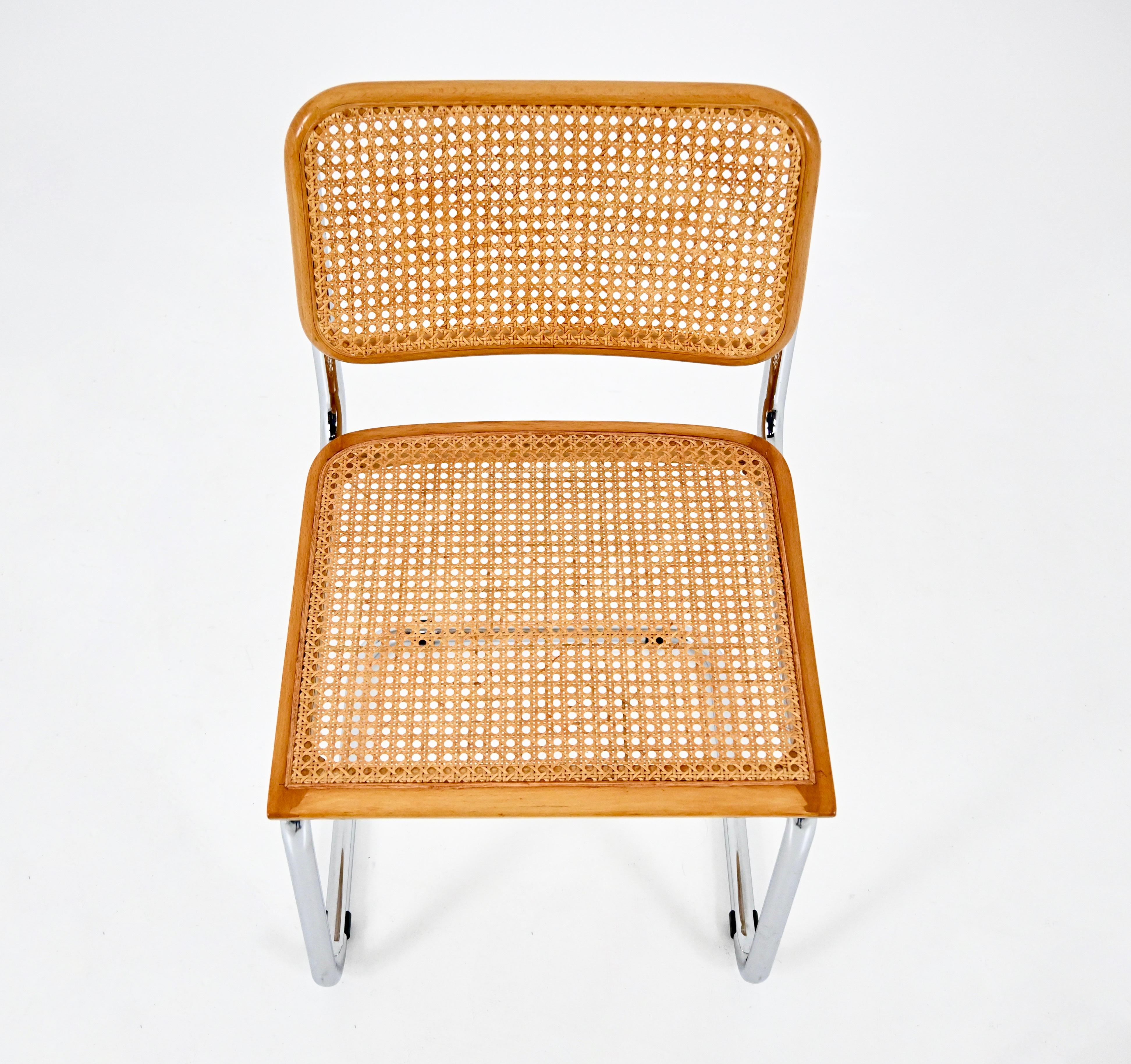 Sedie da pranzo stile B32 di Marcel Breuer, set di 6 pezzi in vendita 2