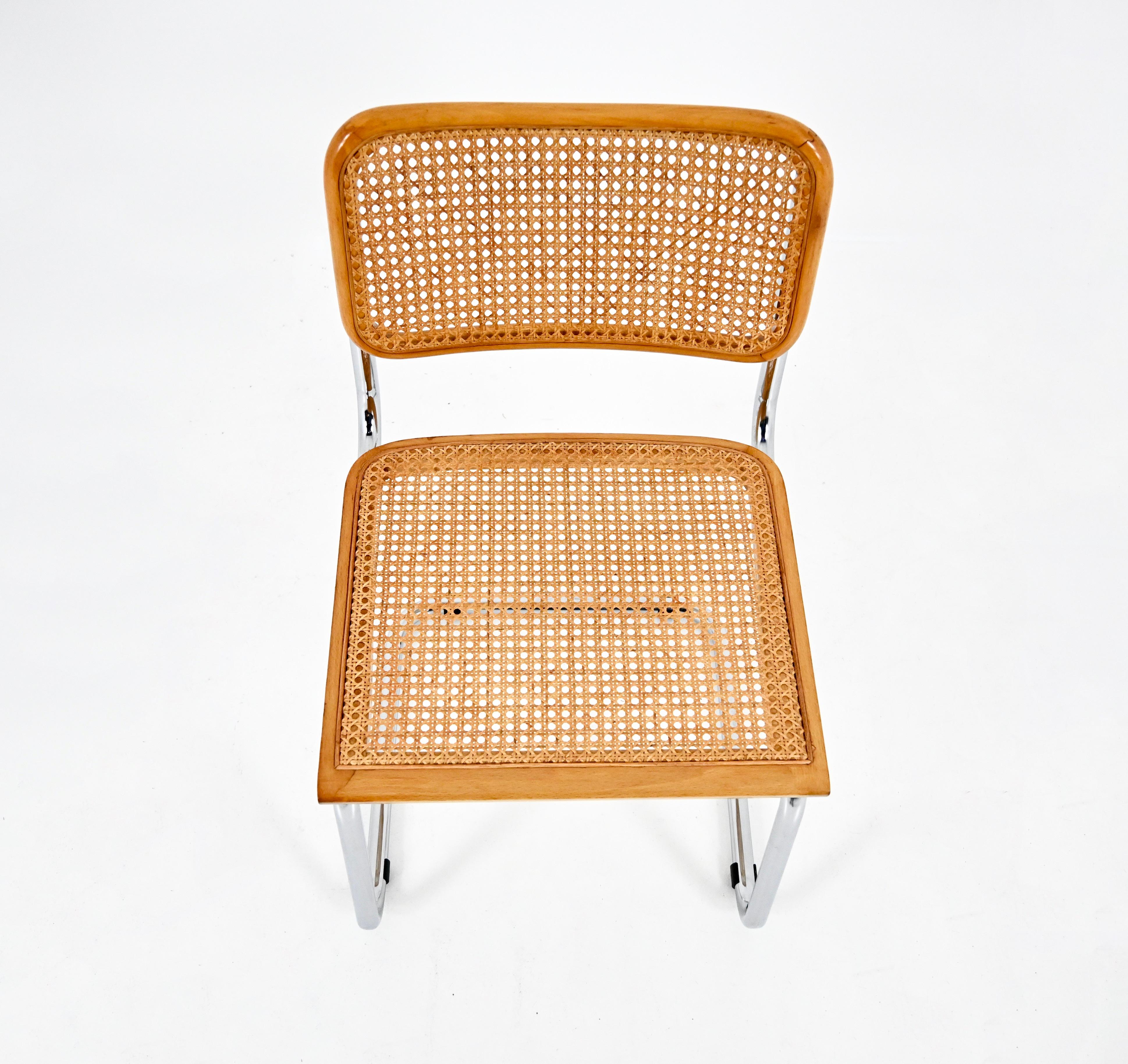 Sedie da pranzo stile B32 di Marcel Breuer, set di 6 pezzi in vendita 2