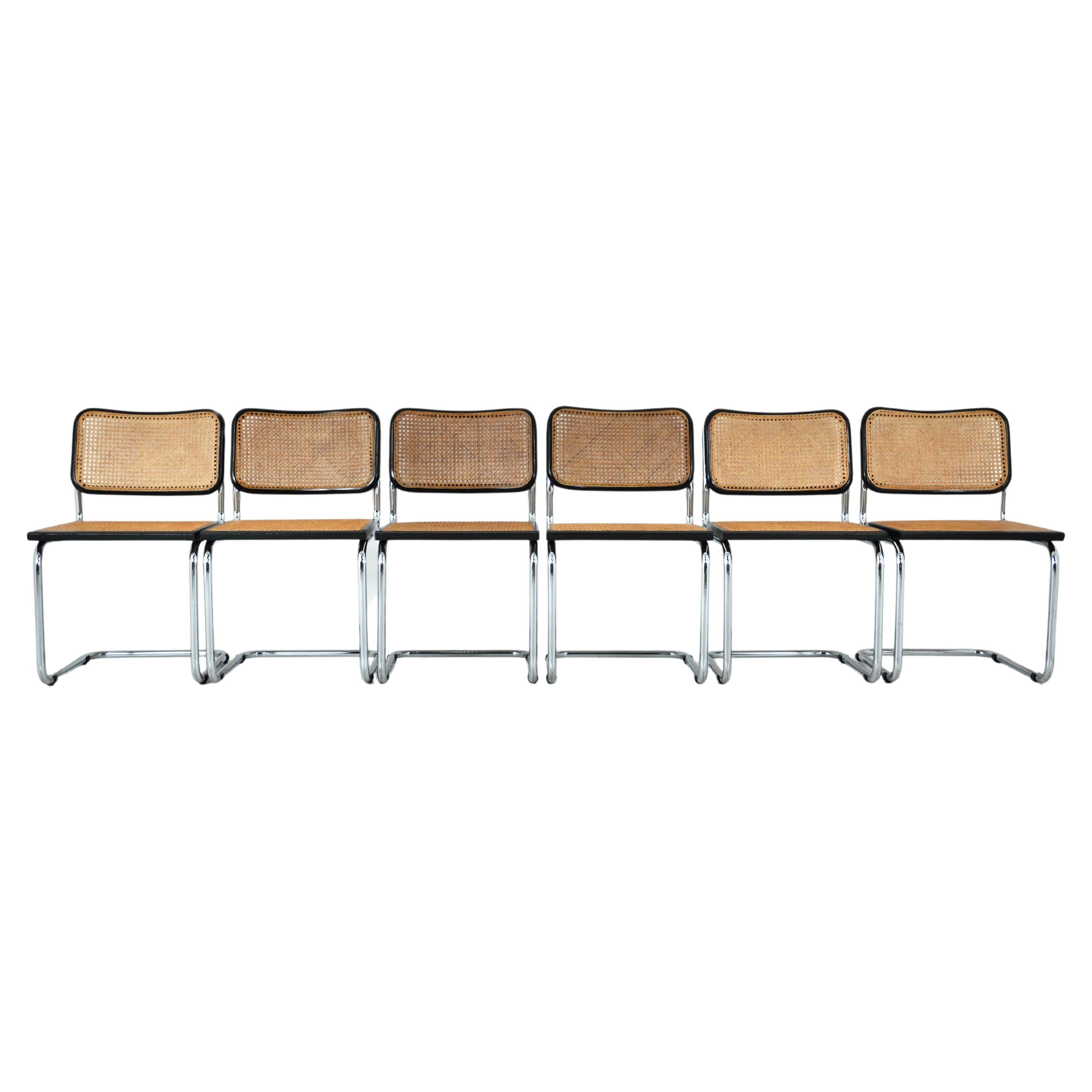 Dining Chairs Style B32 by Marcel Breuer, set of 6