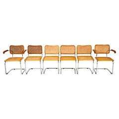 Dining Chairs Style B32 by Marcel Breuer, Set of 6