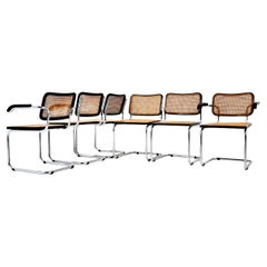 Dining Chairs Style B32 by Marcel Breuer, Set of 6