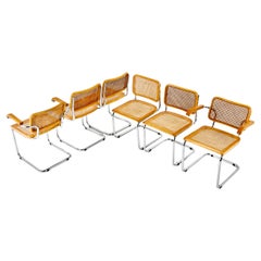 Dining Chairs Style B32 by Marcel Breuer, Set of 6