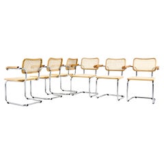 Dining Chairs Style B32 by Marcel Breuer, set of 6