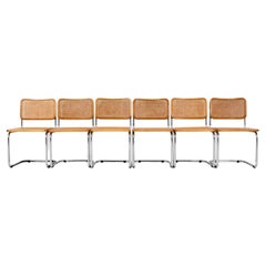 Sillas de comedor Estilo B32 de Marcel Breuer, Lote de 6