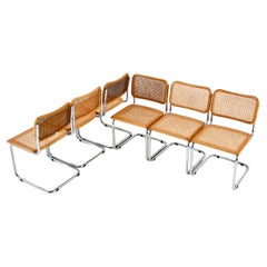 Chaises de salle à manger style B32 par Marcel Breuer, lot de 6