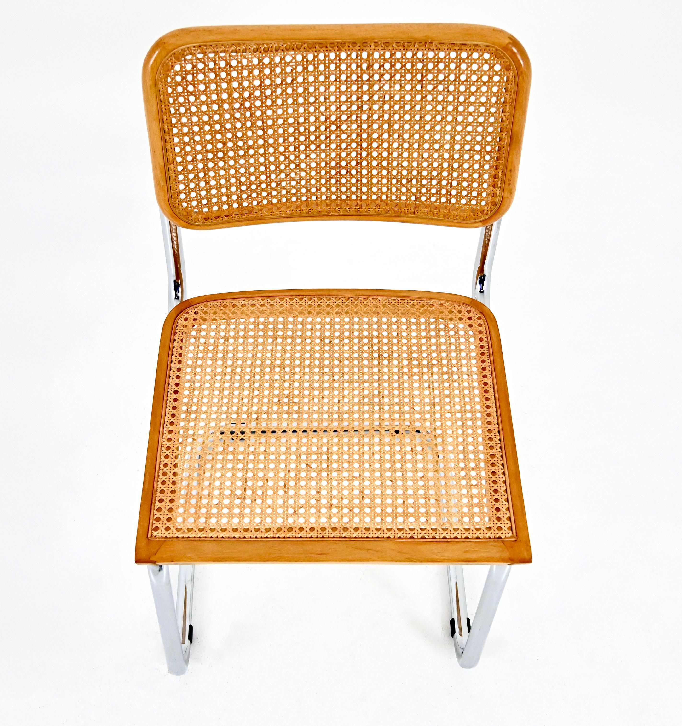 Chaises de salle à manger style B32 de Marcel Breuer, ensemble de 8 pièces en vente 3