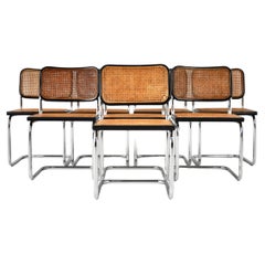 Dining Chairs Style B32 by Marcel Breuer, Set of 8