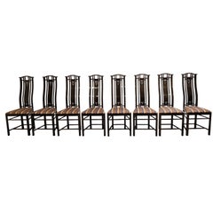 Dining Chairs Umberto Asnago for Giorgetti, 1980s