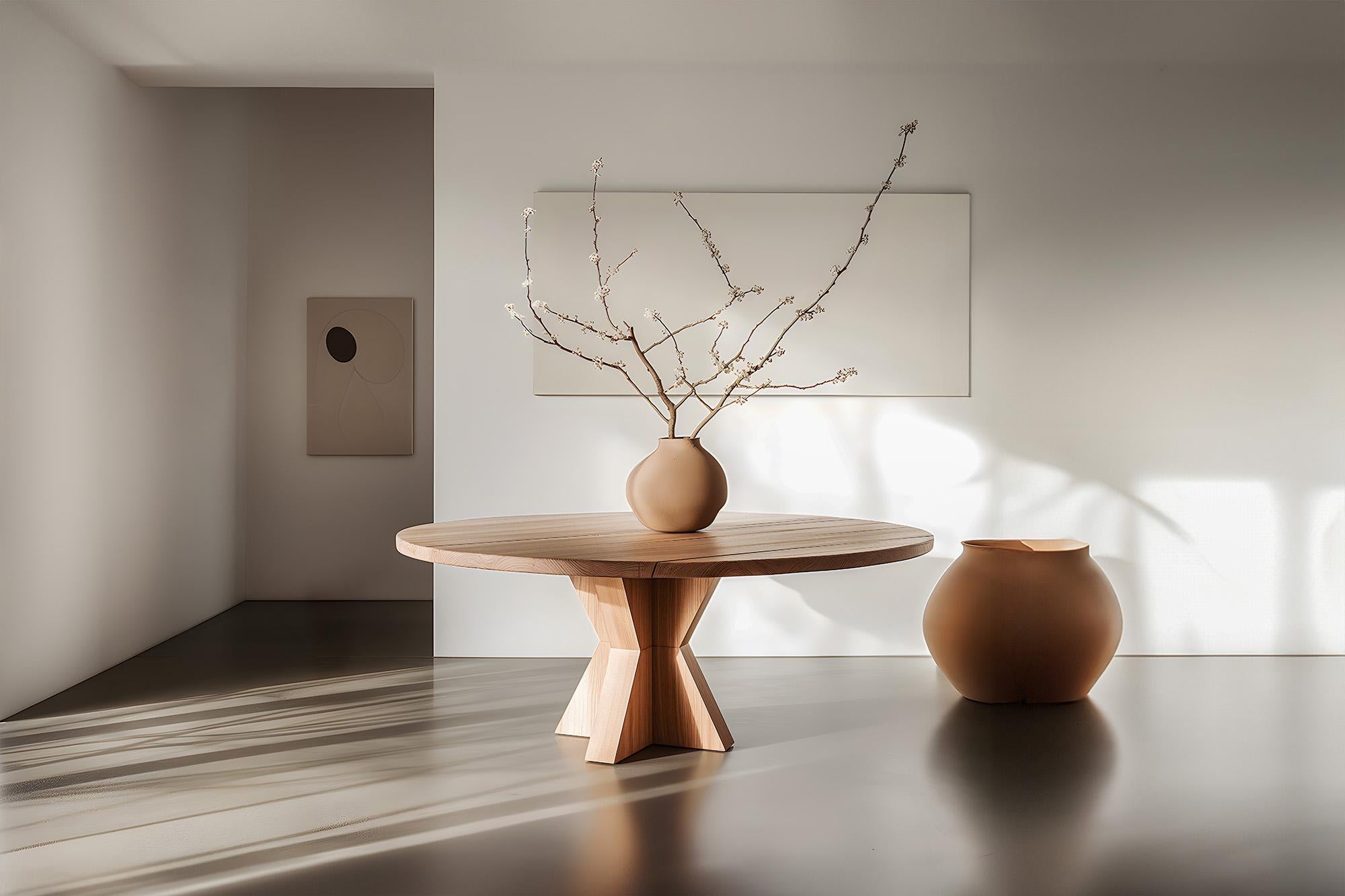 Moderne Dining Delight, tables de salle à manger Socle en bois massif par NONO No30 en vente