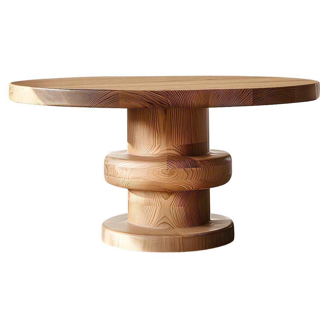 Dining Elegance No06, Socle Dining Room Tables, Crafted by NONO For Sale