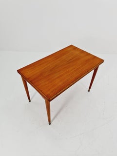 Dining German teak vintage extendable table, by Kitifa Möbel 1950s