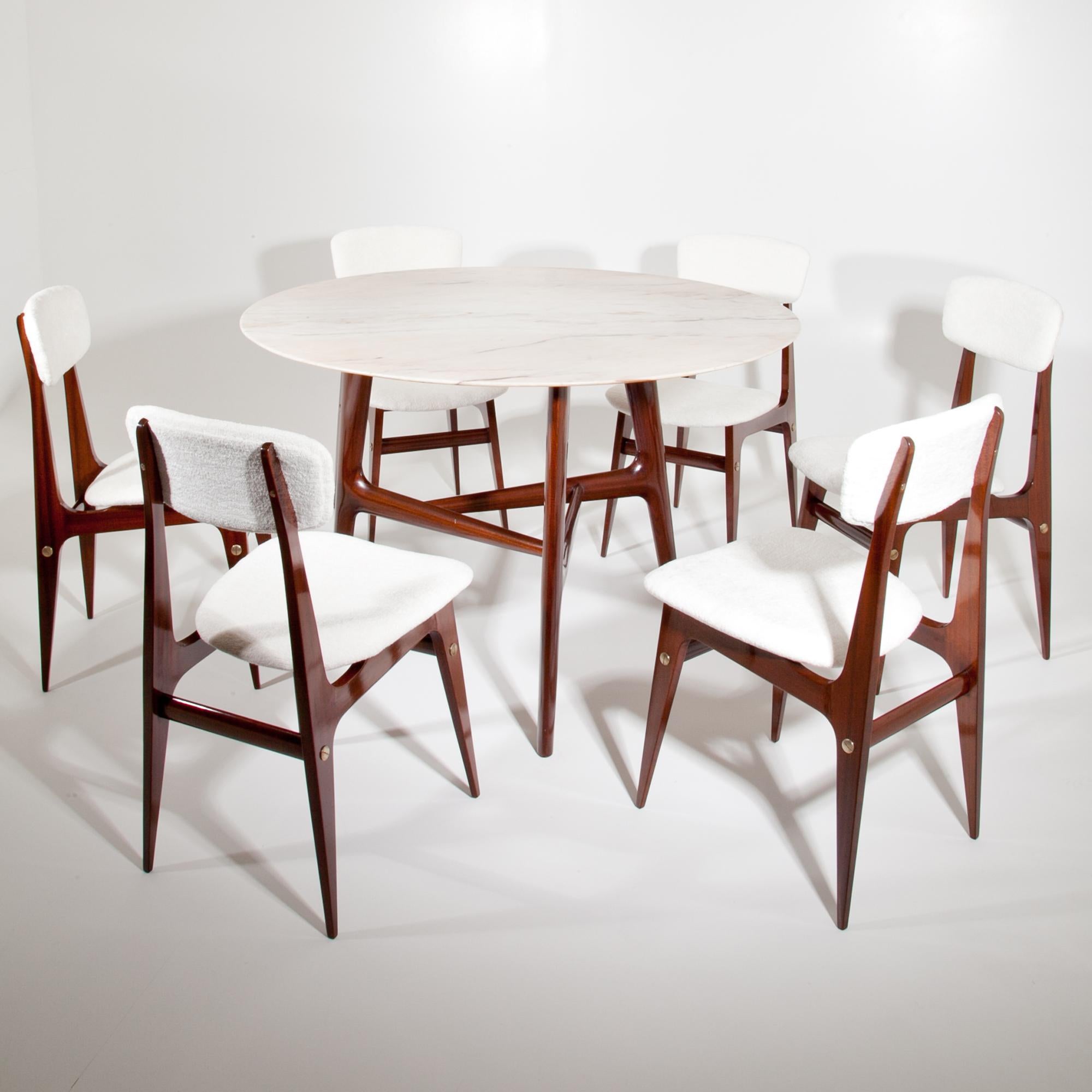 Italian Dining Group, Attributed to Ico Parisi, Italy, Mid-20th Century