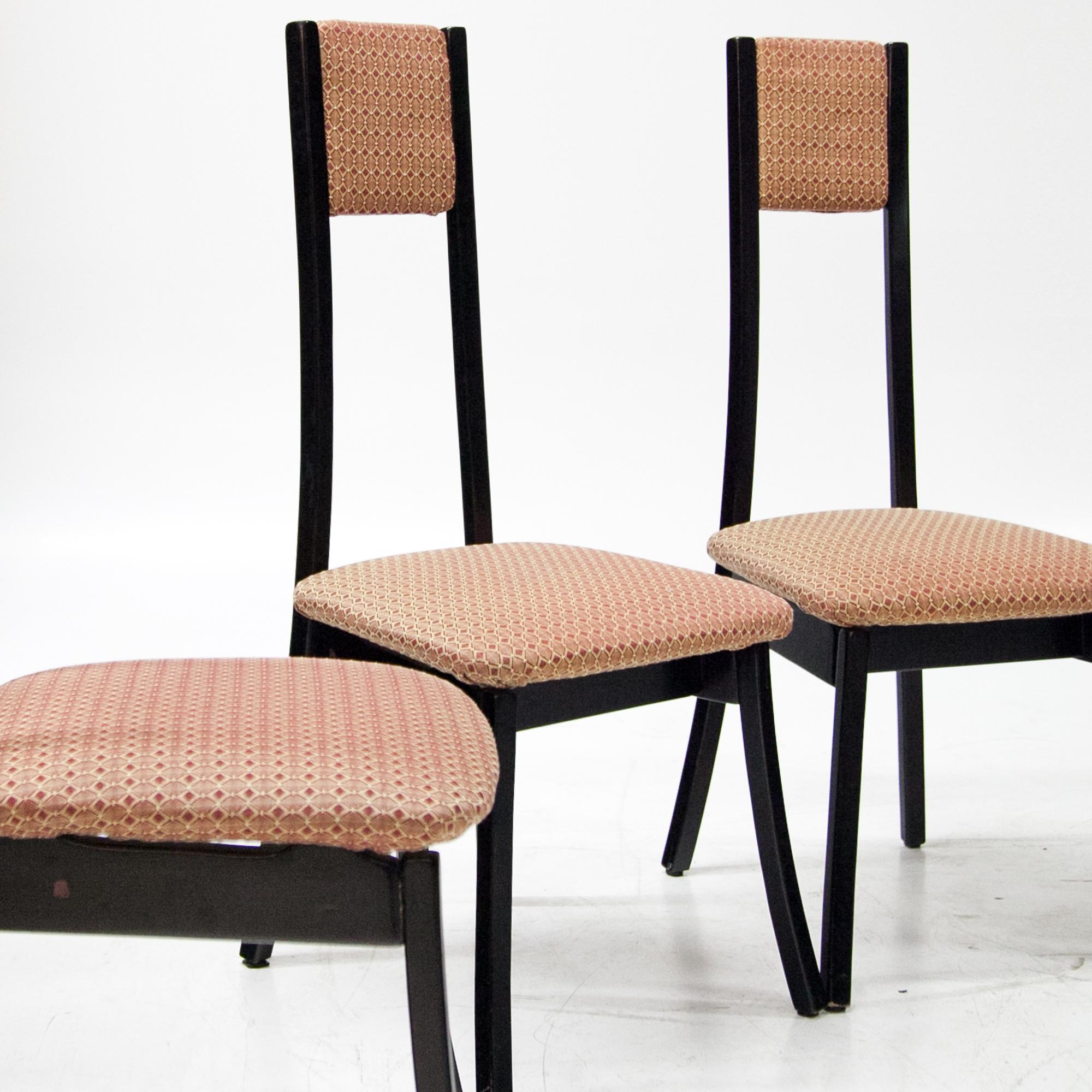 Set of six Dining Room Chairs by Angelo Mangiarotti, Italy 1970s In Good Condition For Sale In Greding, DE