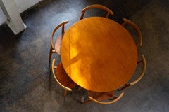 Dining Group 'Heart Group' by Hans J. Wegner for Fritz Hansen, 1960s