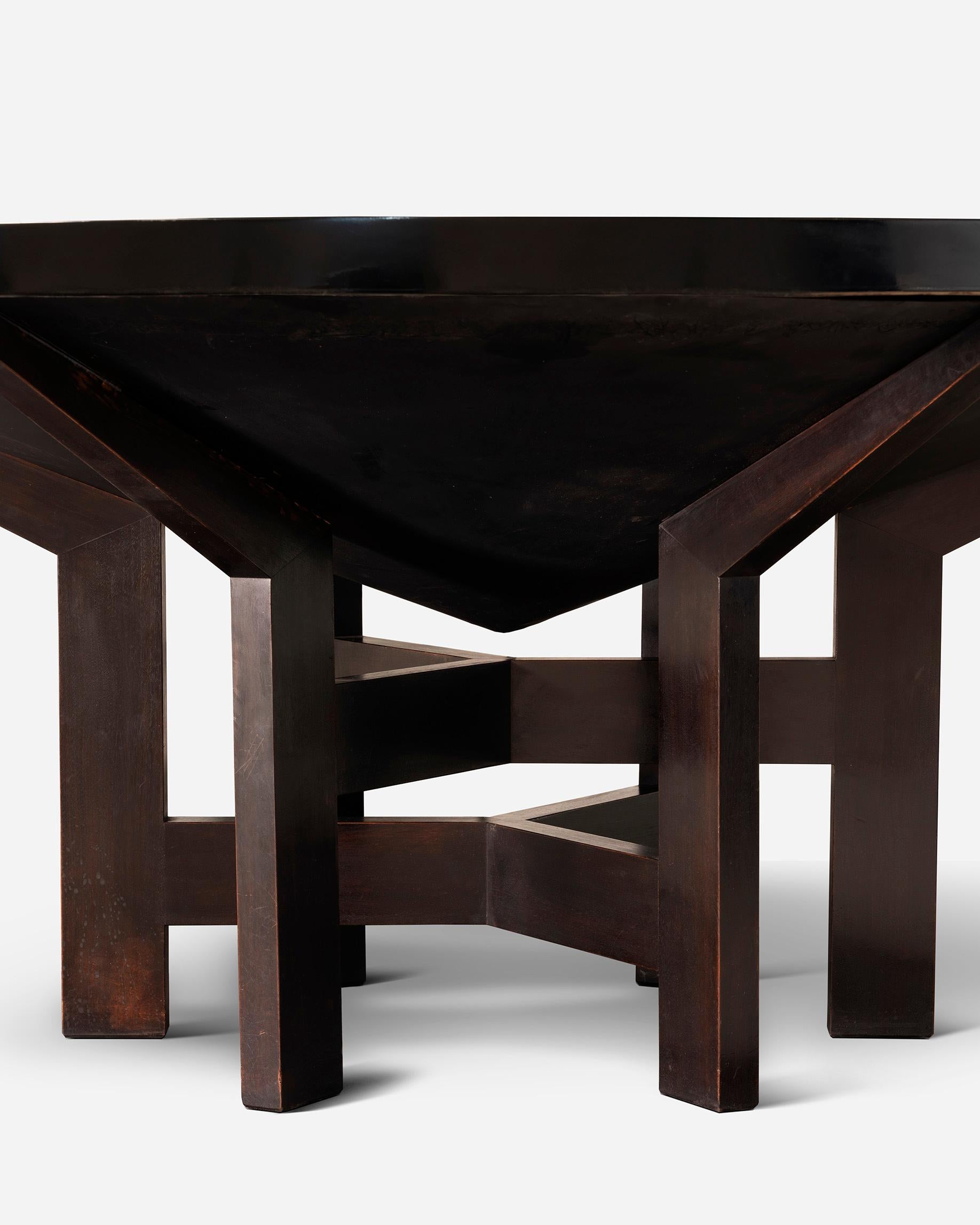 Dining or center table by Ado Chale In Good Condition For Sale In Uccle, BE