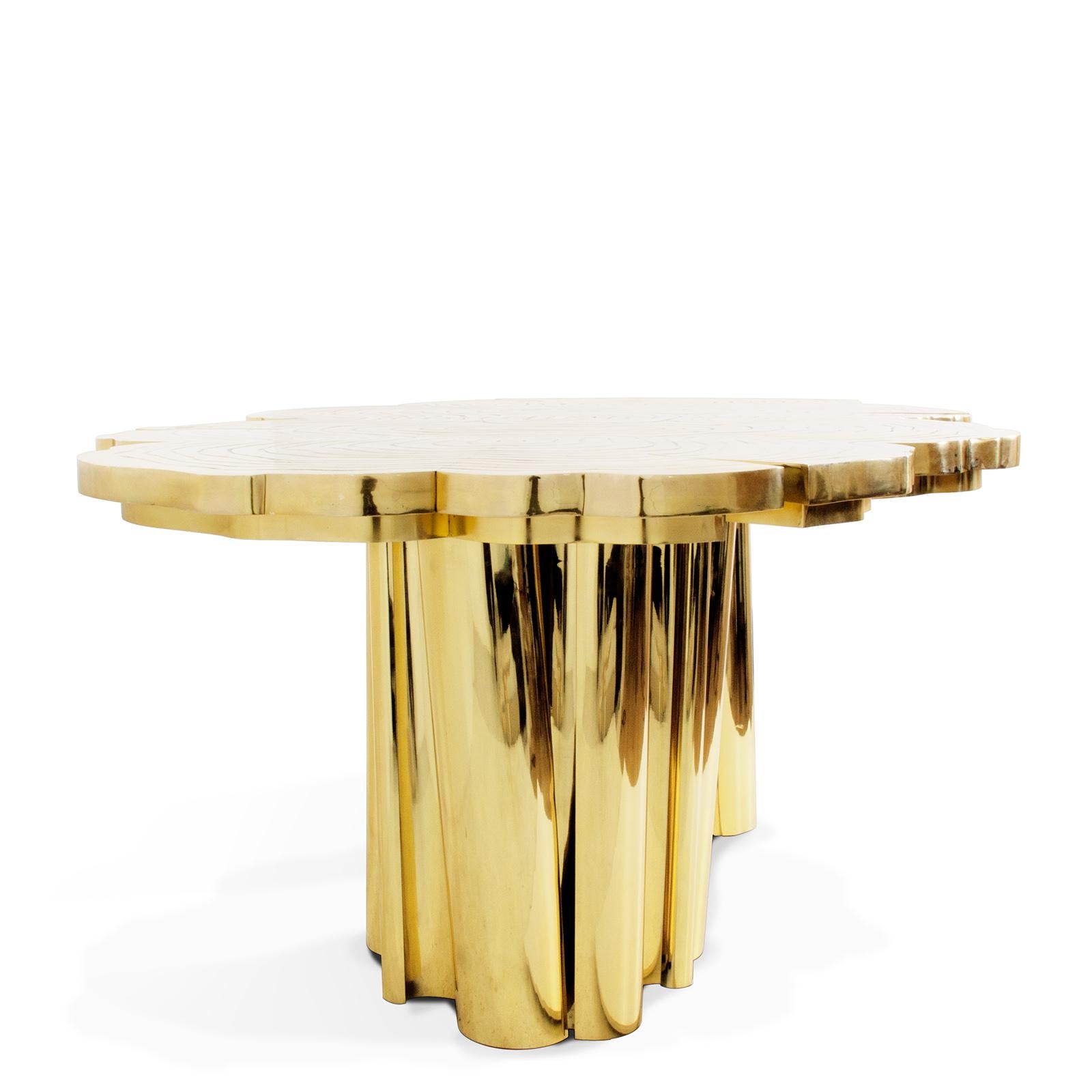 gold conference table