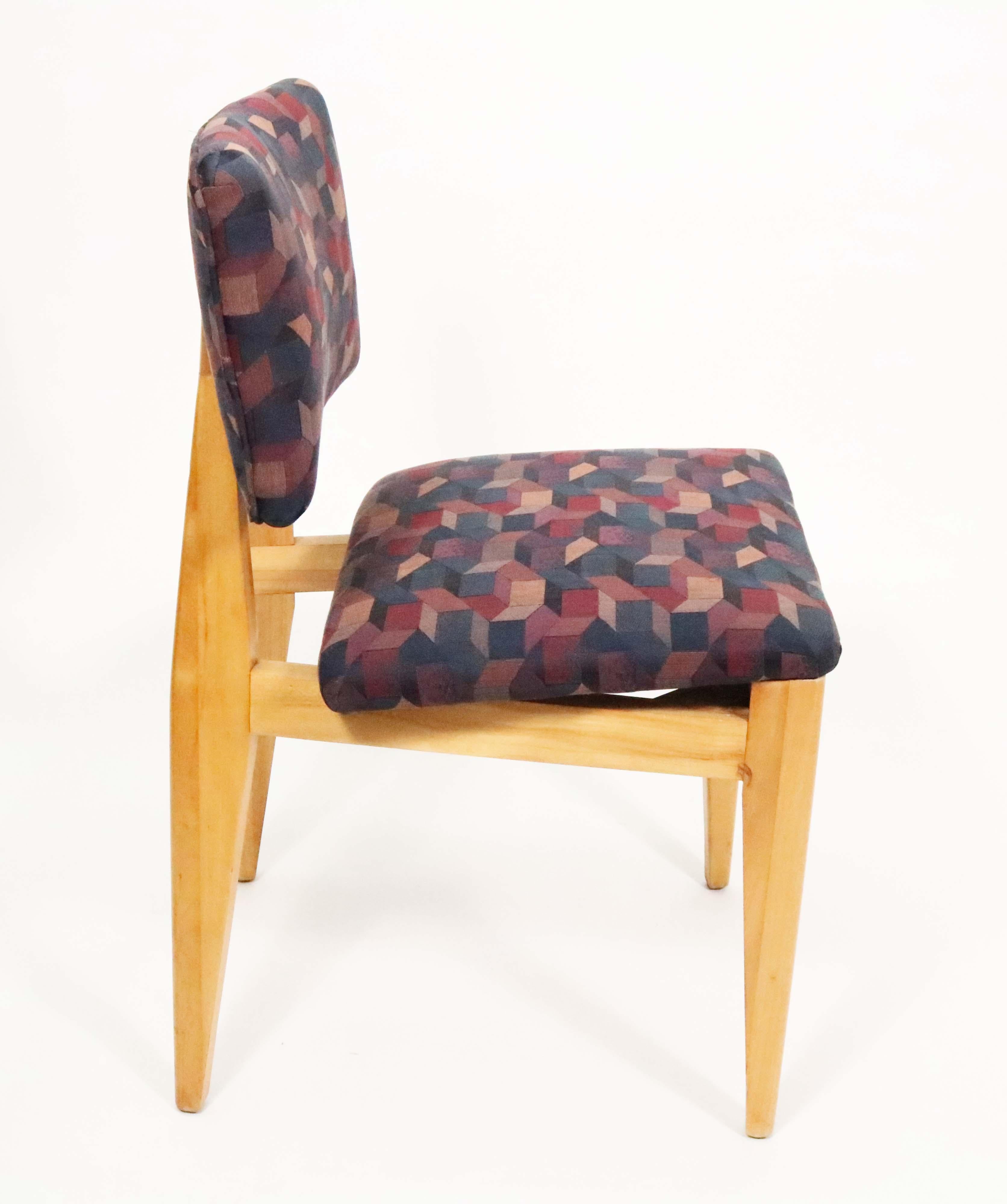 Mid-Century Modern Chaise de salle à manger ou de bureau d'Ernest Farmer pour George Nelson and Associates en vente