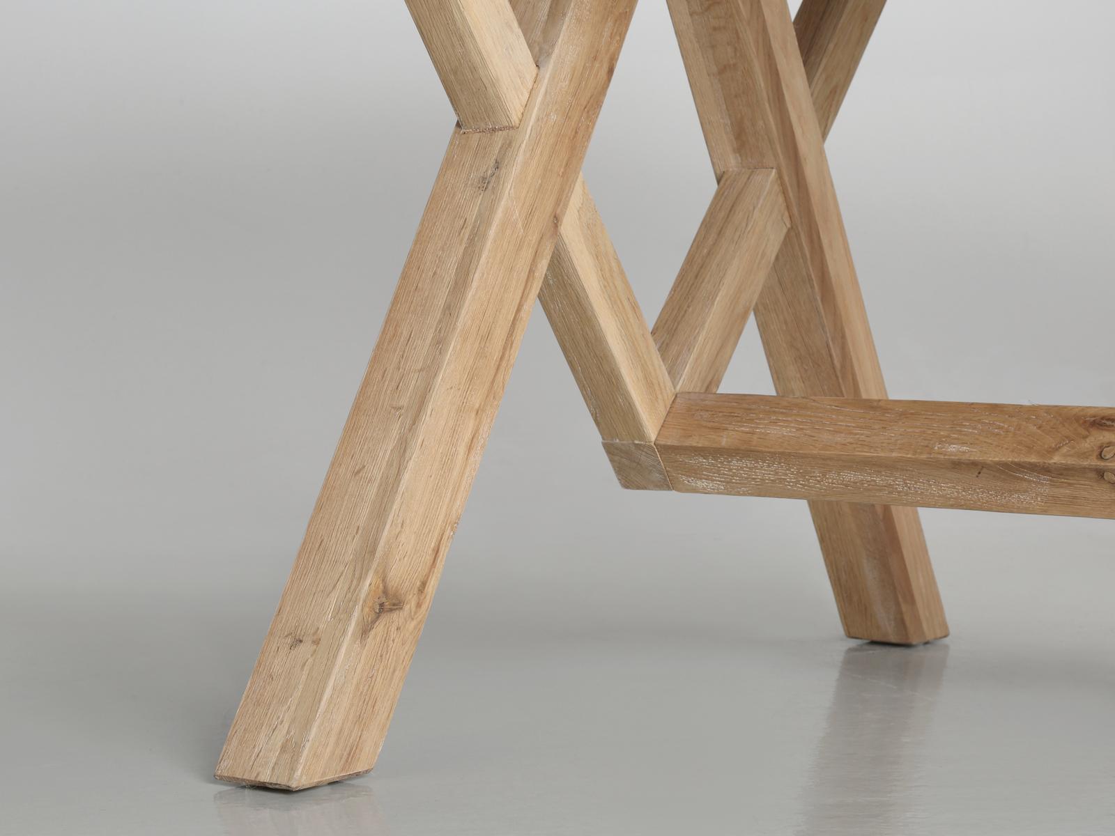 Dining Table or Kitchen Table Made of California White Oak Imported From England For Sale 10
