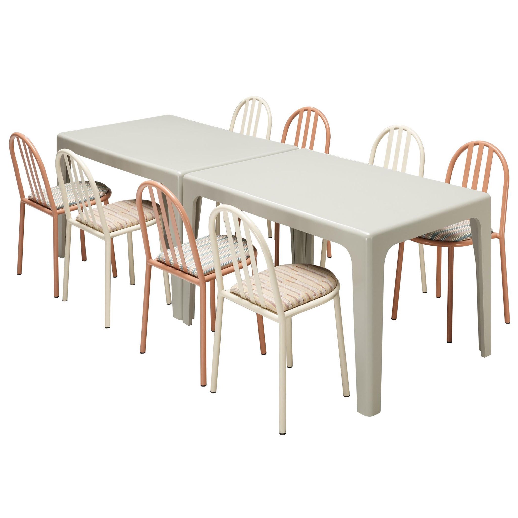 Esszimmer- oder Terrassenset mit Horn Collection'S und Robert Mallet-Stevens im Angebot